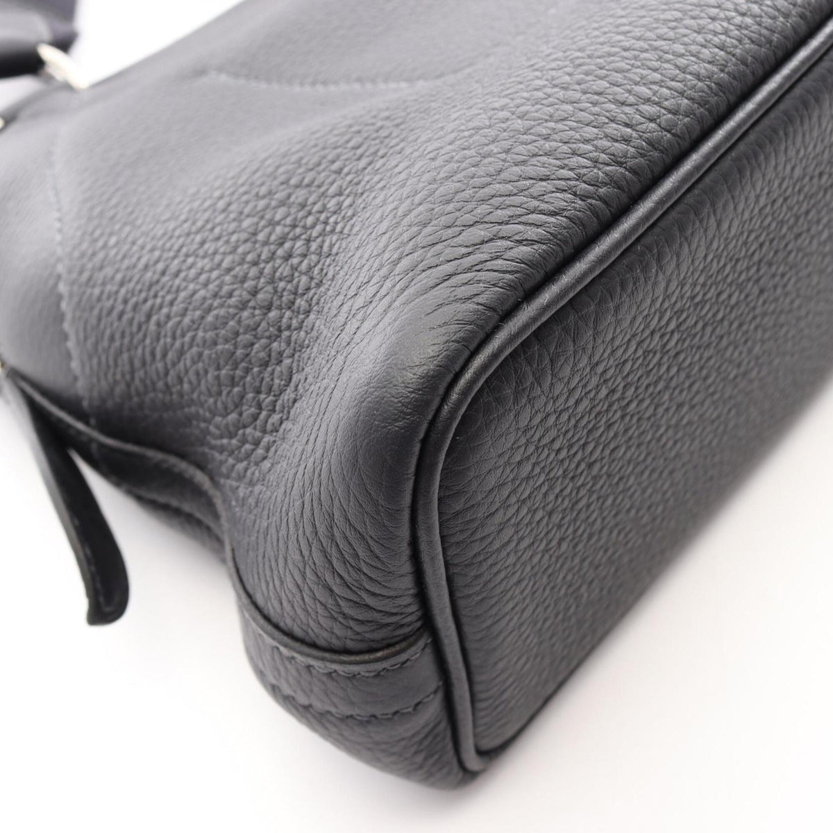 Hermes Blue Nuit Navy Togo Leather Messenger Bag Shoulder Bag (Pre-Owned)