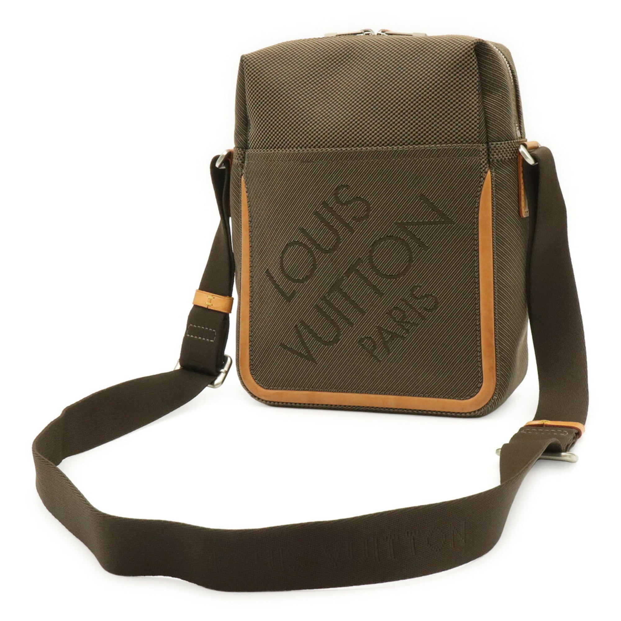 Louis Vuitton Earth Khaki Damier Geant Shoulder Bag (Pre-Owned)