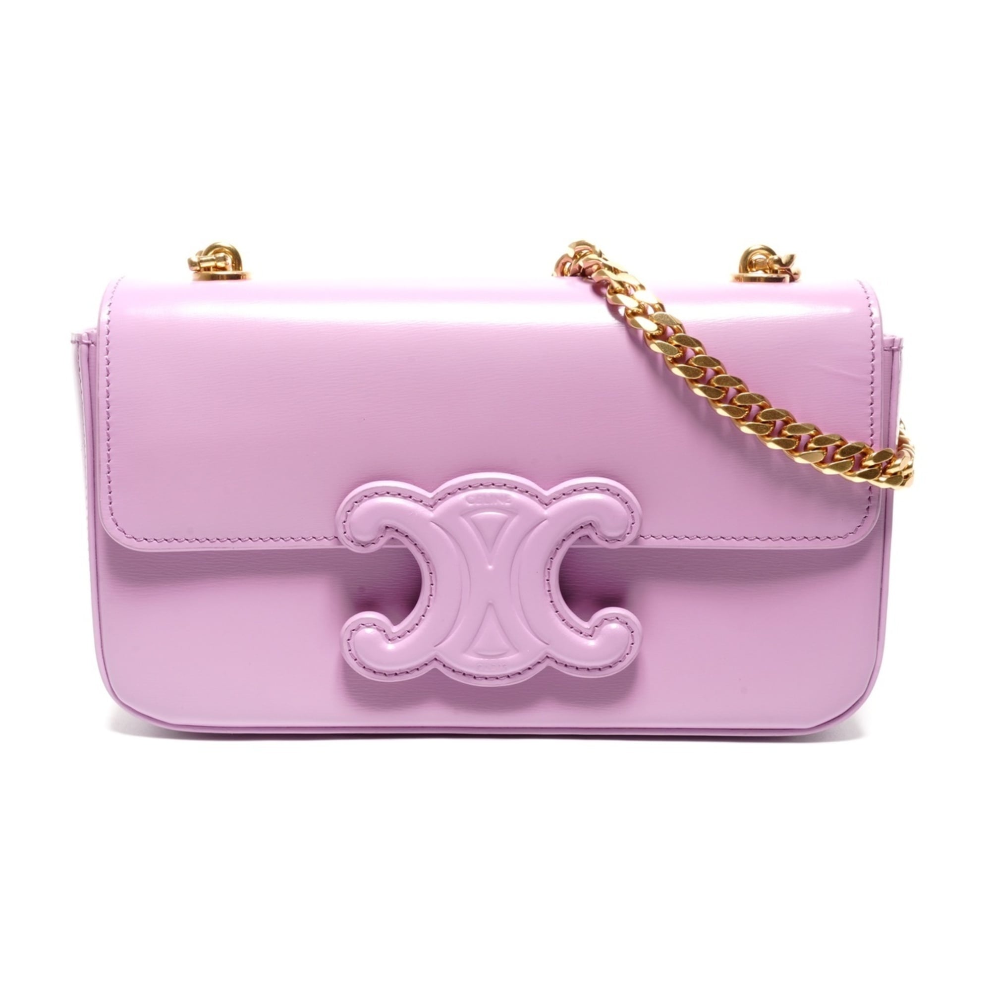 Celine Pink Leather Shoulder Bag (Pre-Owned)