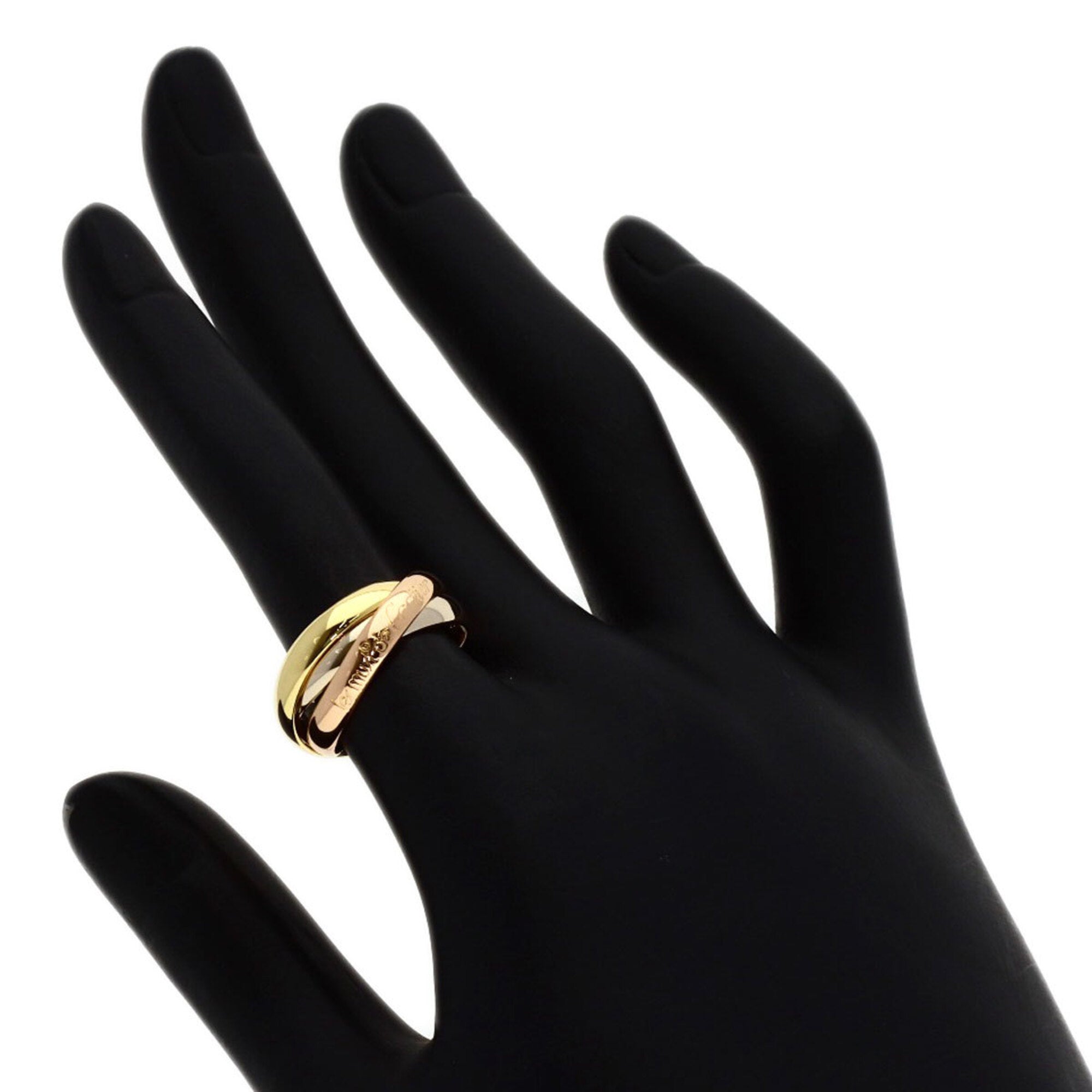 Cartier Trinity Yellow Gold (18K) Pink Gold (18K) White Gold (18K) Band Ring (Pre-Owned)