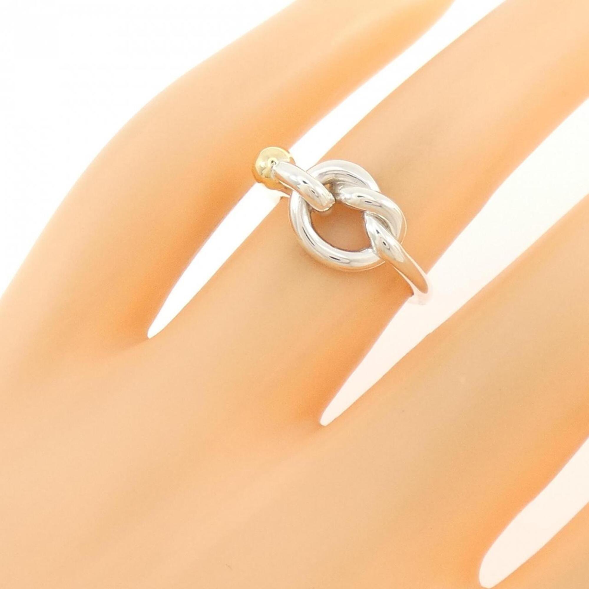 Tiffany Yellow Gold (18K) Silver 925 Band Ring (Pre-Owned)