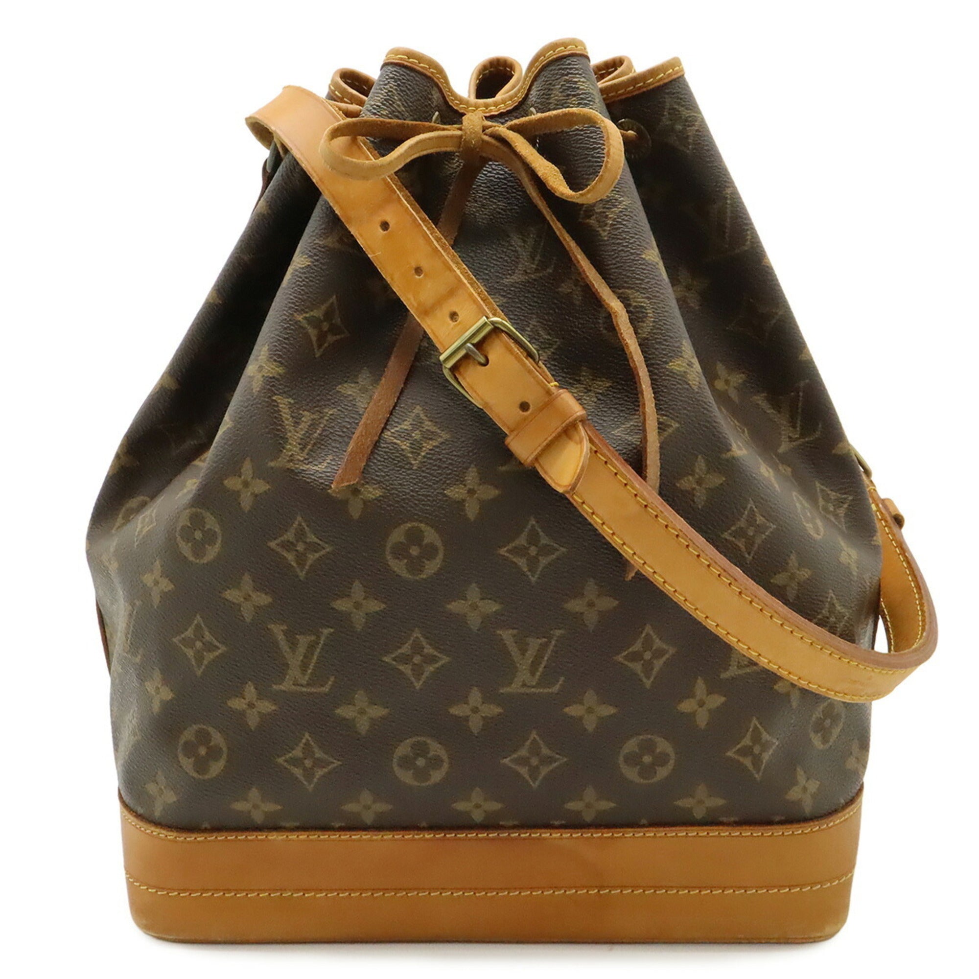 Louis Vuitton Brown Monogram Canvas Shoulder Bag (Pre-Owned)