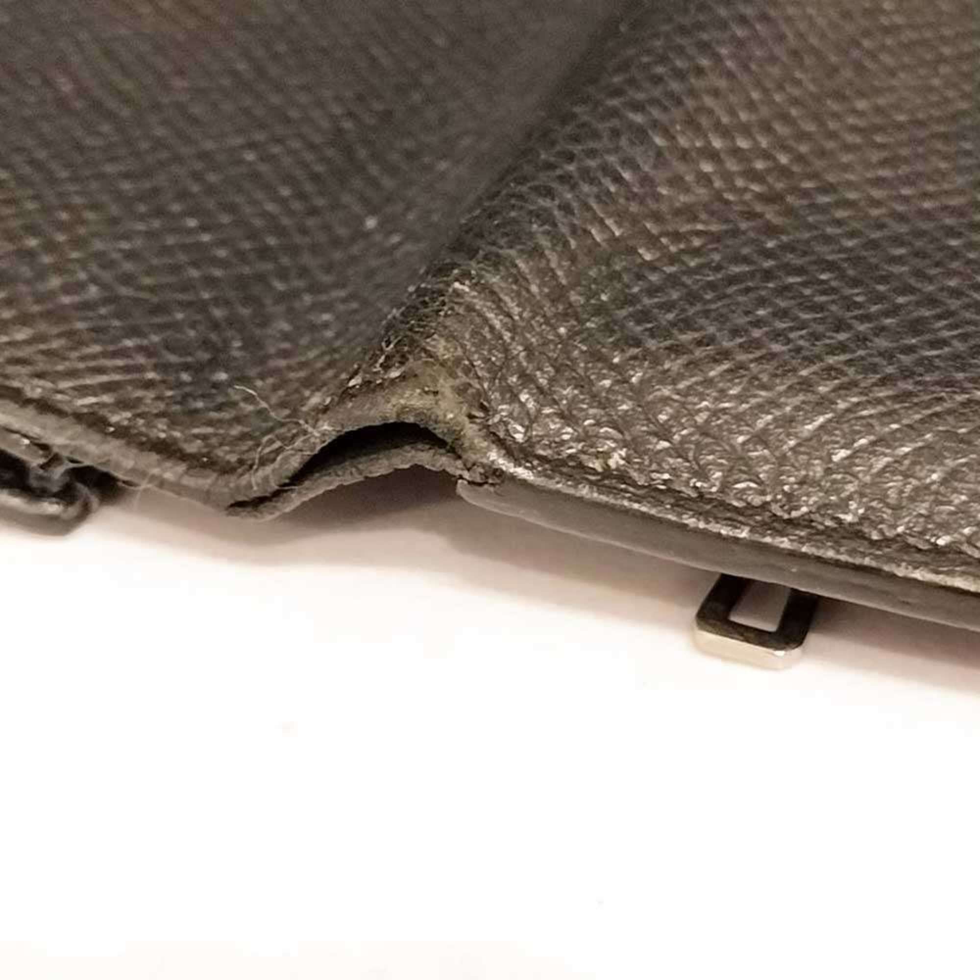 Hermes Dark Gray Epsom Leather Wallet (Bi-Fold) (Pre-Owned)