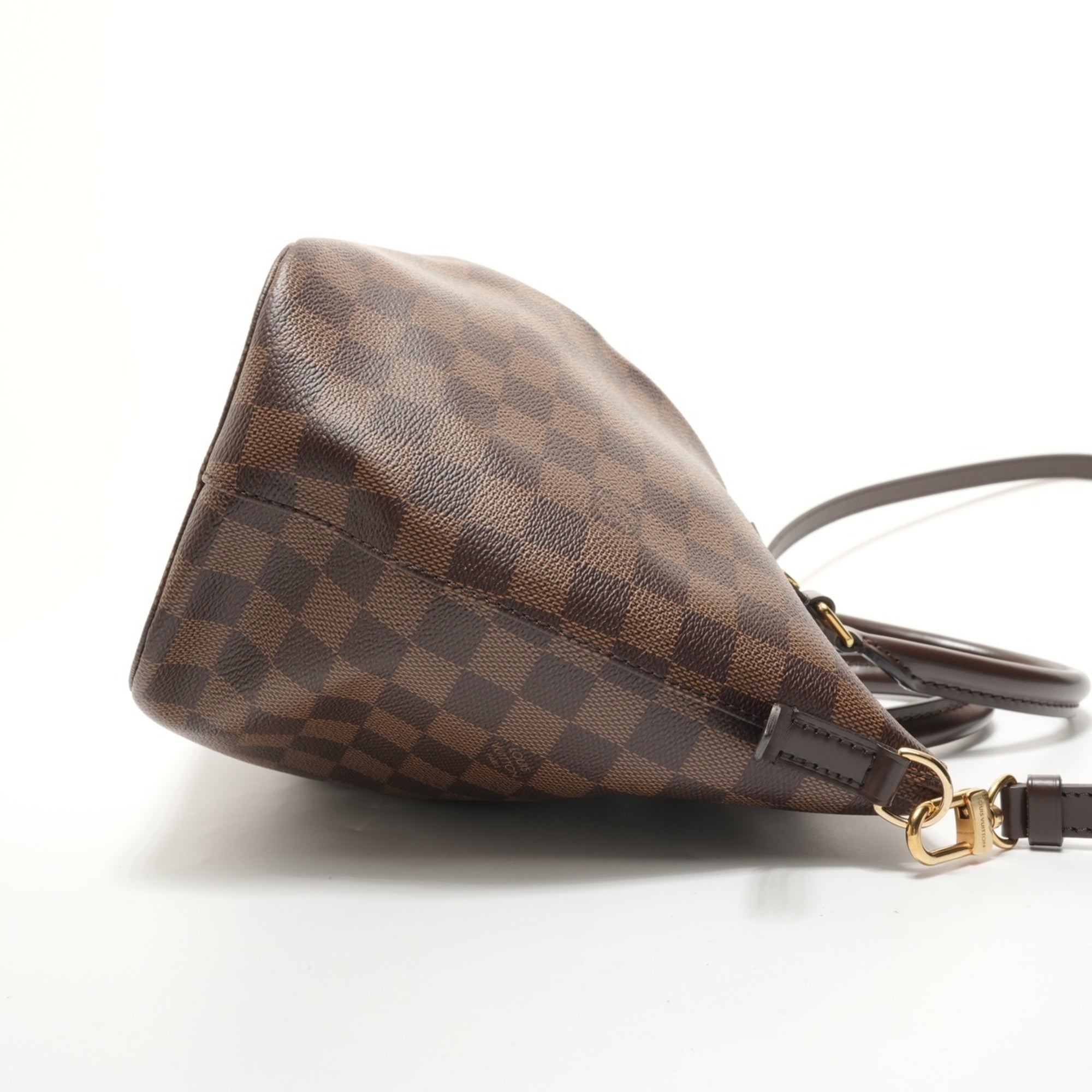 Louis Vuitton Brown Damier Canvas Ebene Handbag (Pre-Owned)