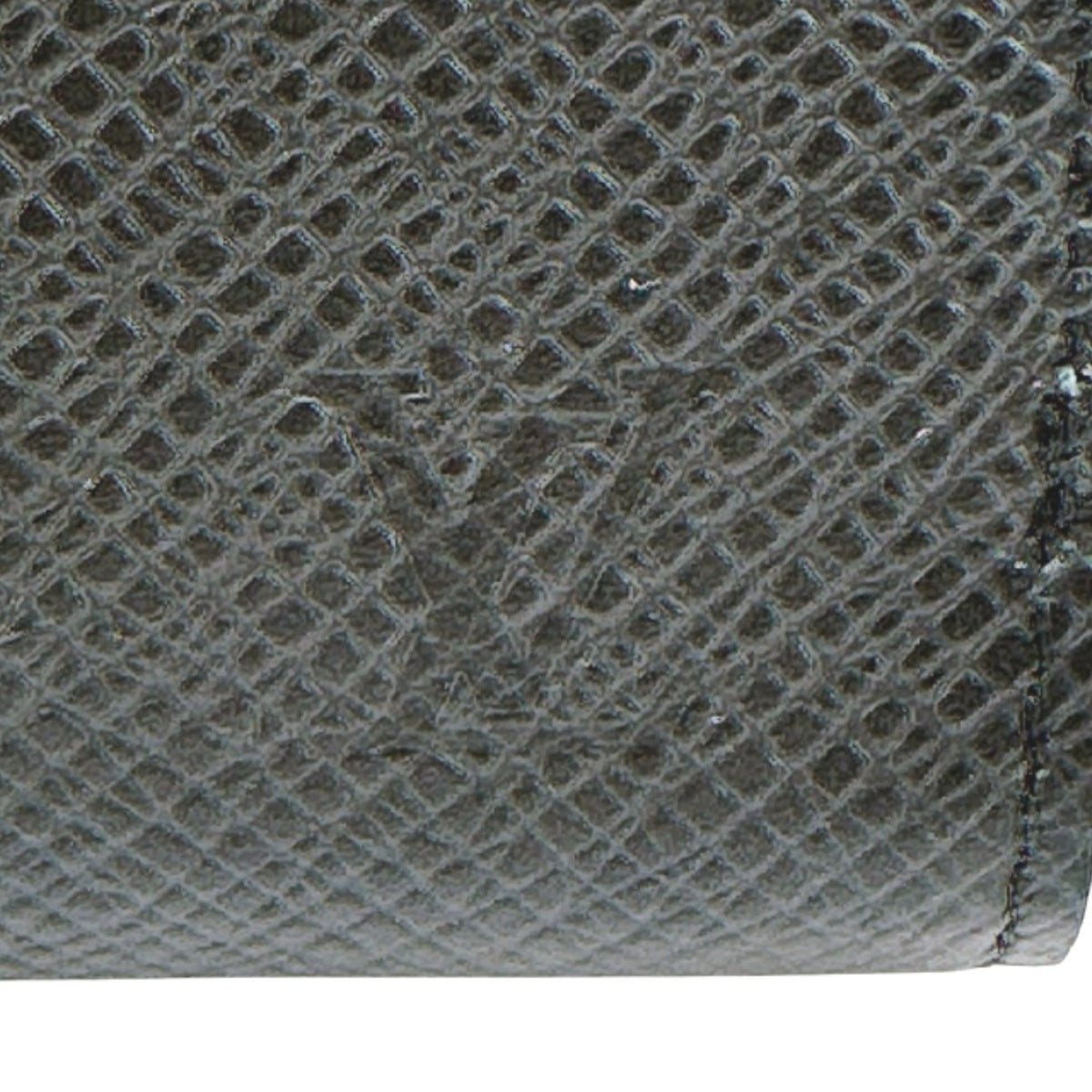 Louis Vuitton Taiga Ardoise Black Taiga Leather Coin Purse/Coin Case (Pre-Owned)