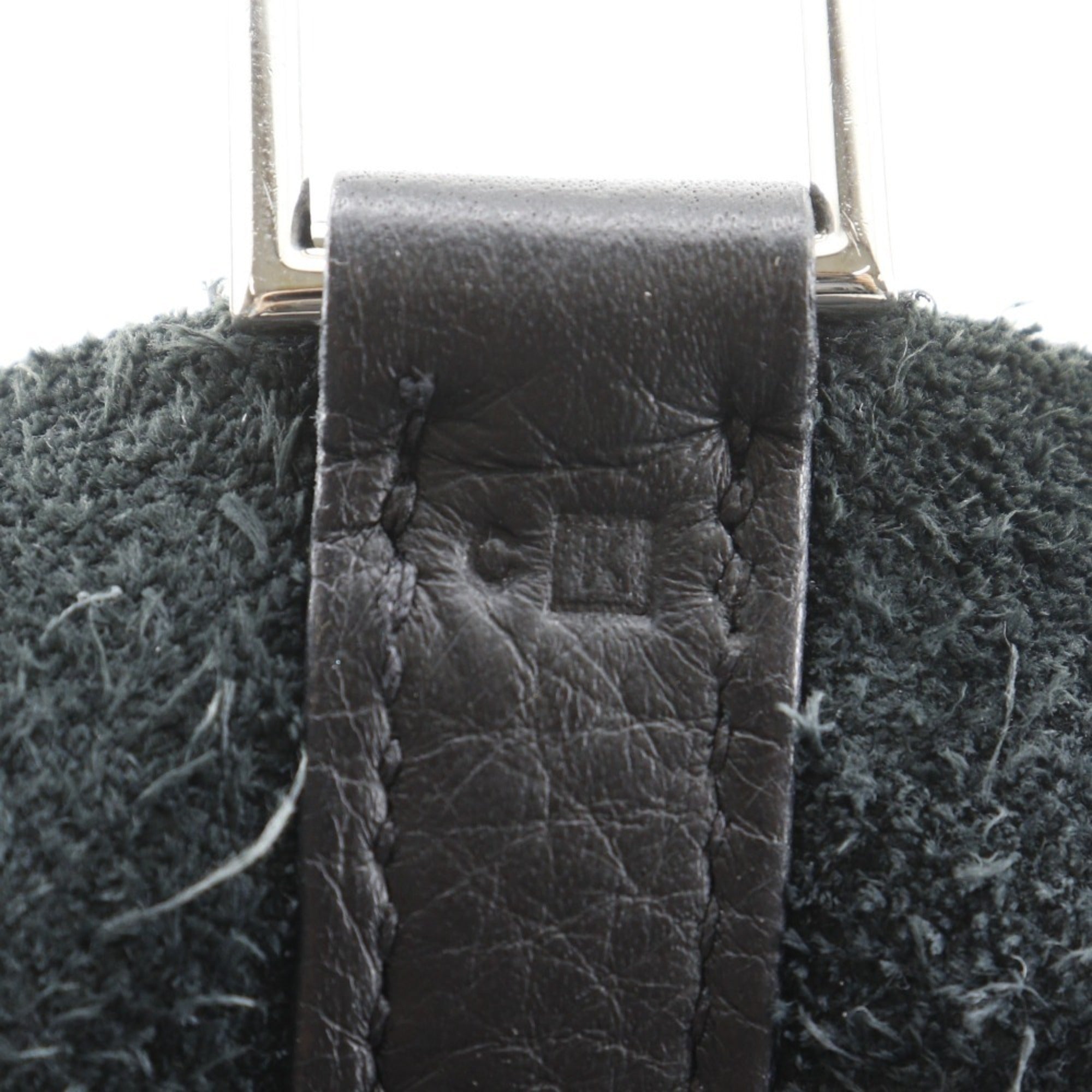 Hermes Black Taurillon Clemence Leather Handbag (Pre-Owned)