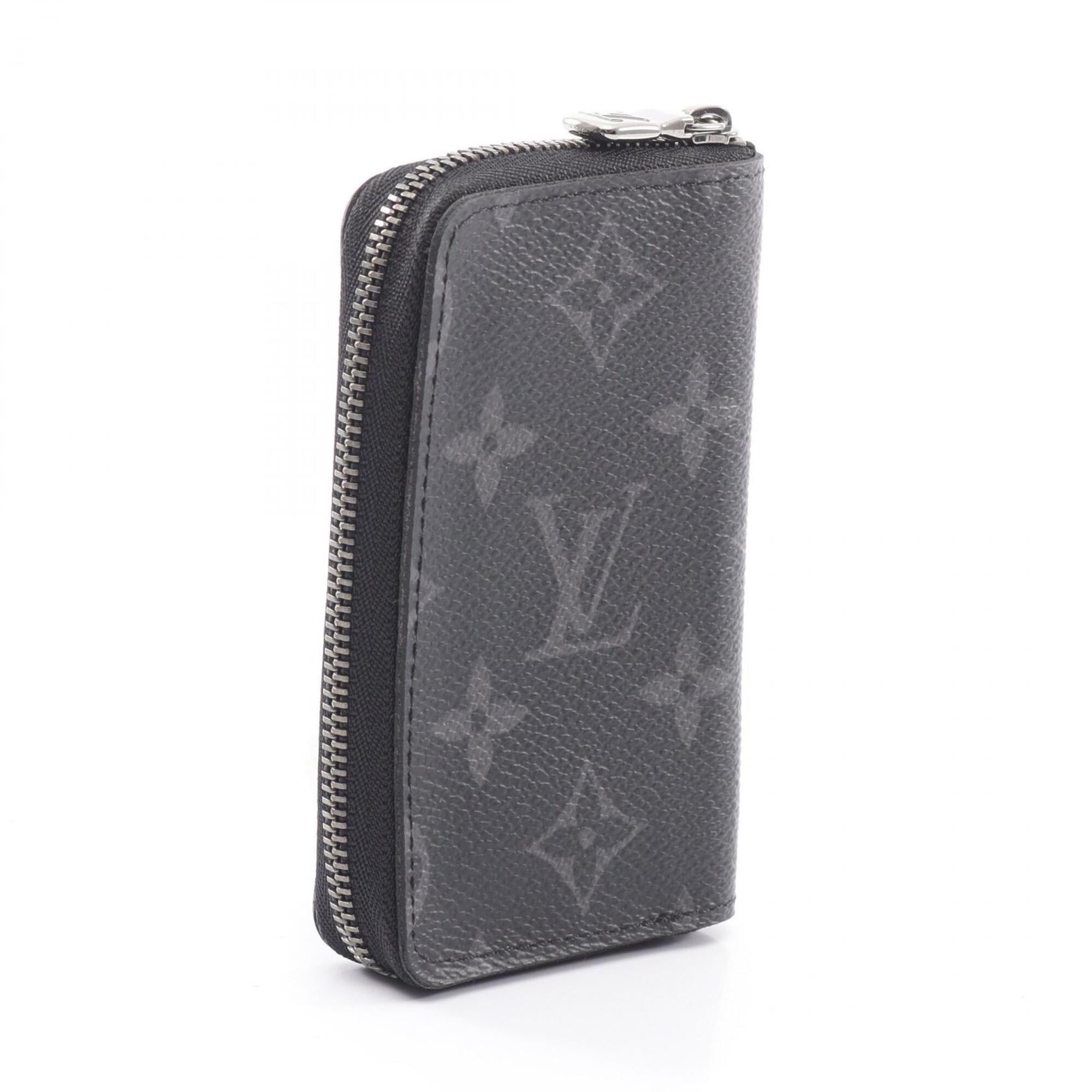 Louis Vuitton Monogram Eclipse Black Pvc Coin Purse/Coin Case (Pre-Owned)