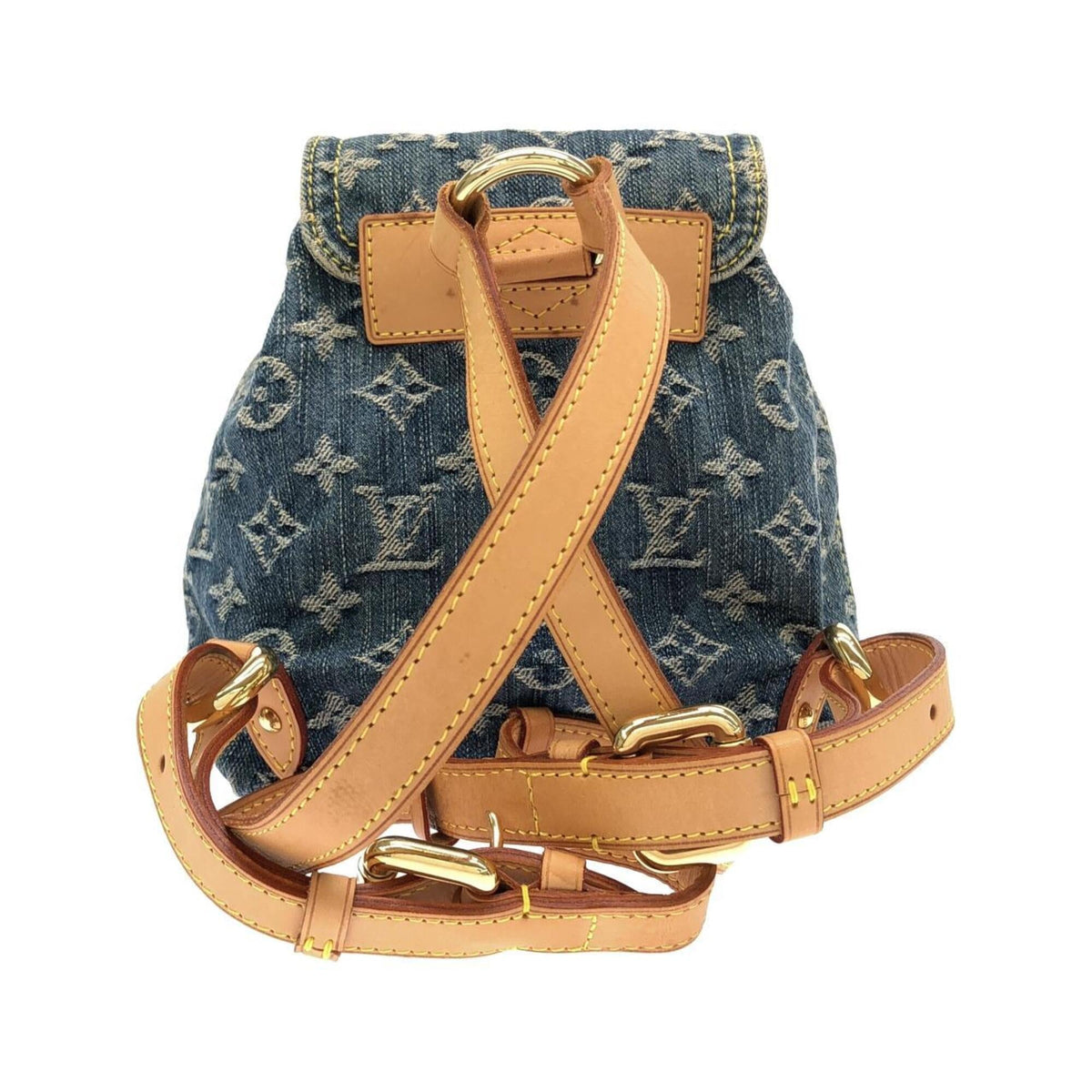 Louis Vuitton Blue Denim Backpack (Pre-Owned)