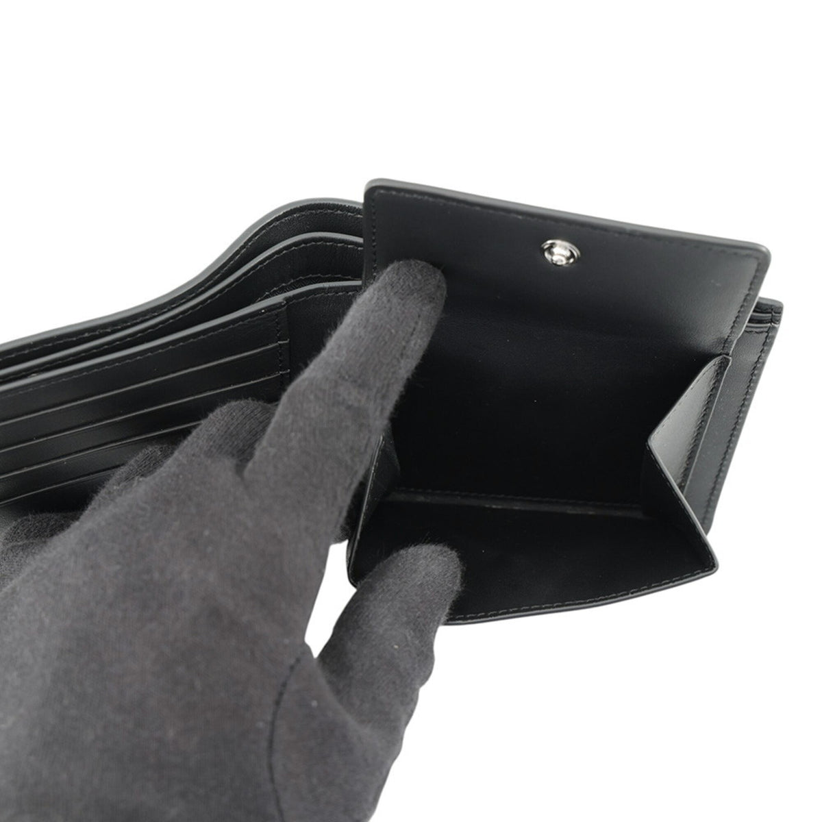 Loewe Black Leather Wallet (Bi-Fold) (Pre-Owned)