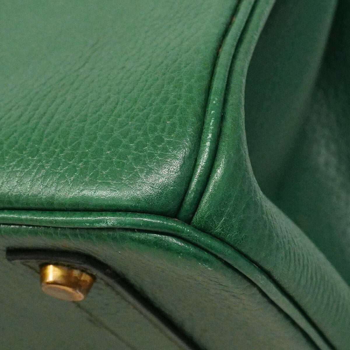 Hermes Green Ardennes Leather Handbag (Pre-Owned)