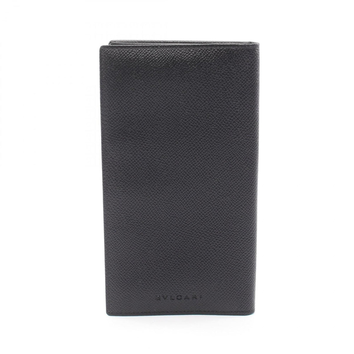 Bvlgari Black Leather Long Wallet (Bi-Fold) (Pre-Owned)