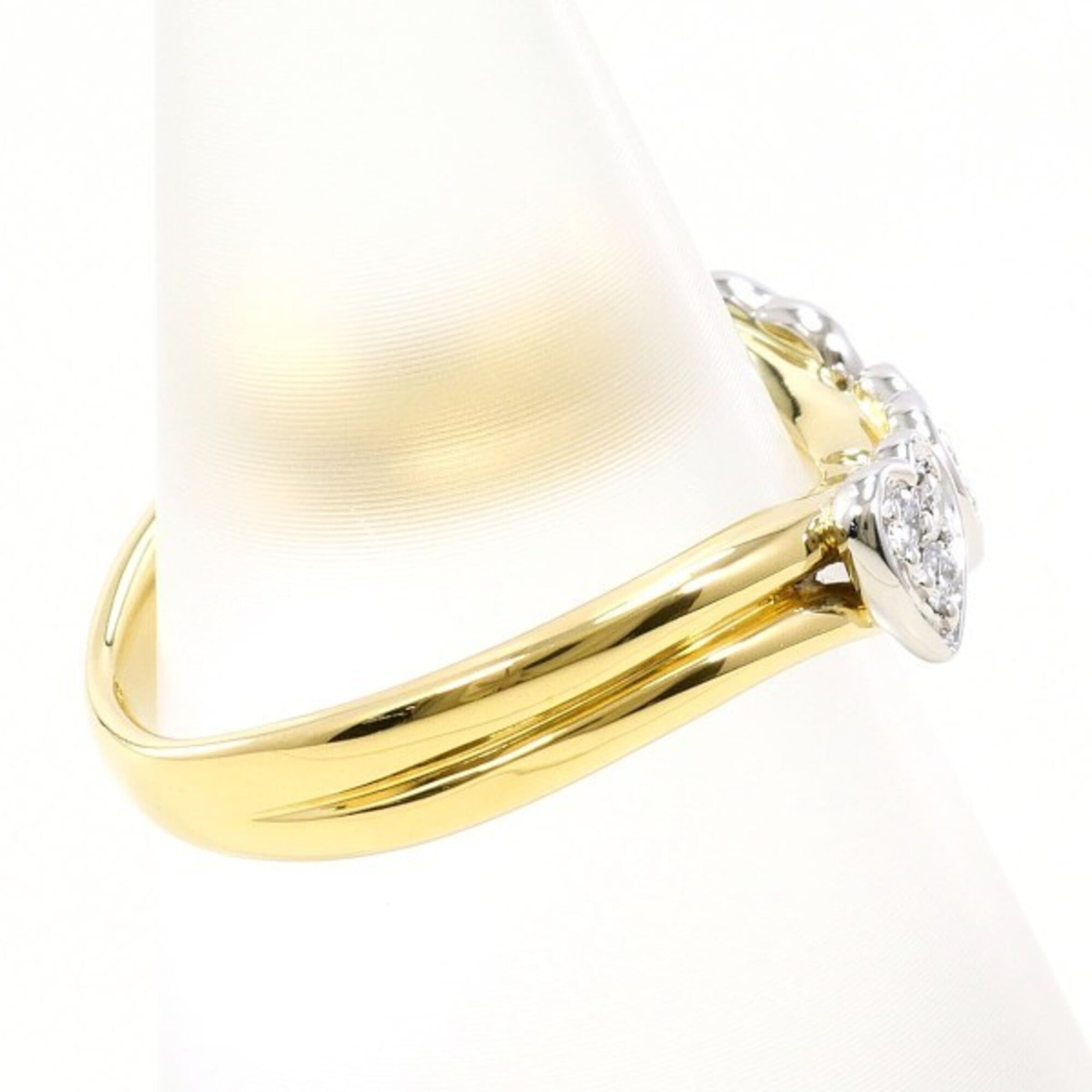 Unbranded Platinum Yellow Gold Yellow Gold (18K) Platinum 900 Band Ring (Pre-Owned)