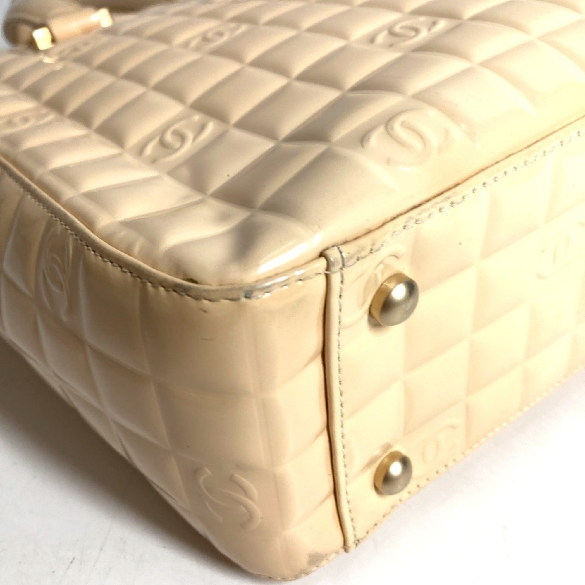 Chanel Beige Handbag Tote Bag (Pre-Owned)