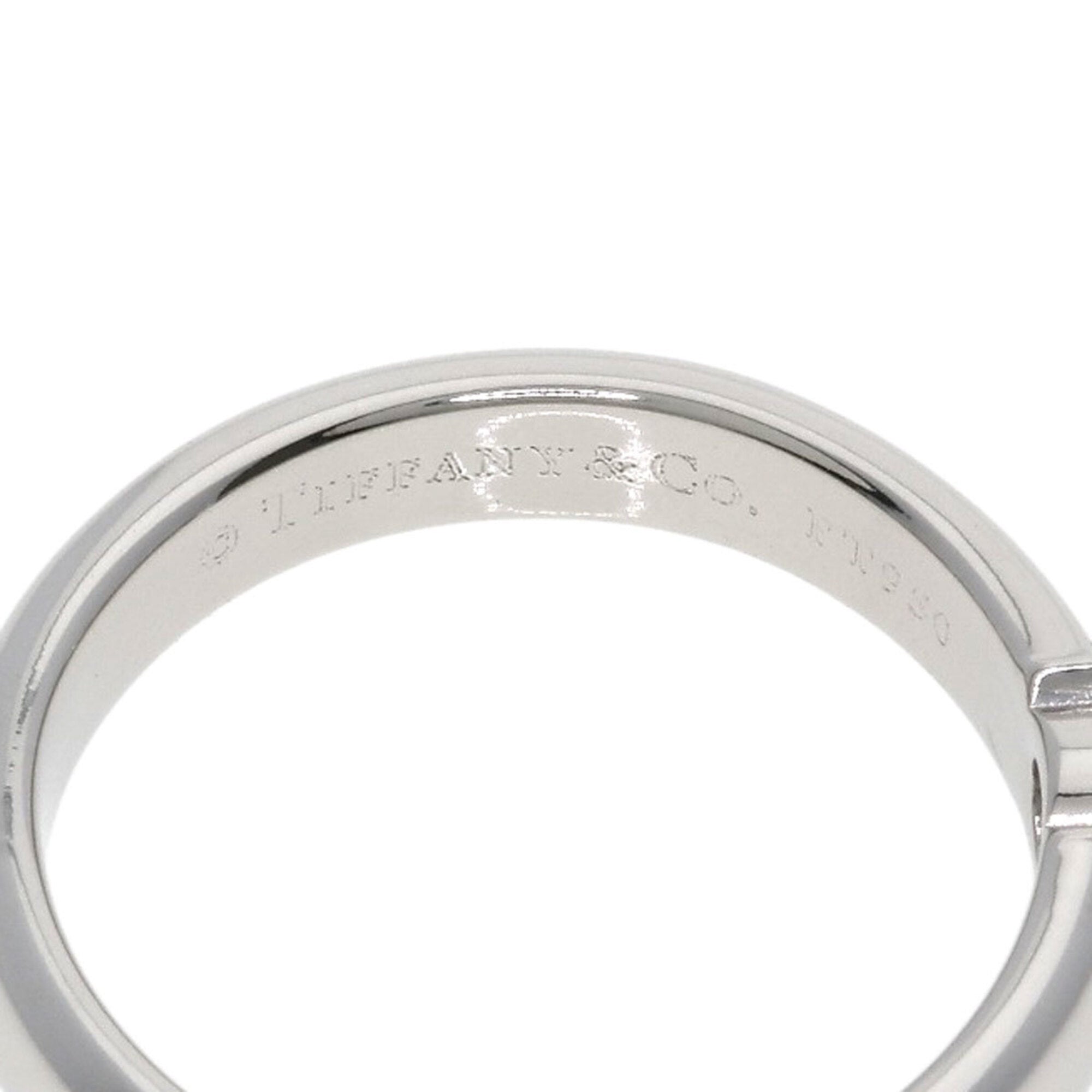Tiffany Silver Platinum 950 Anniversary Ring (Pre-Owned)
