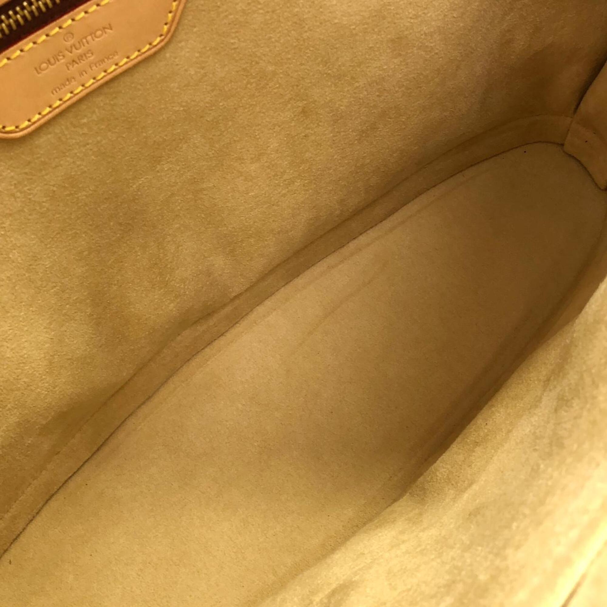 Louis Vuitton Brown Coated Canvas Handbag (Pre-Owned)