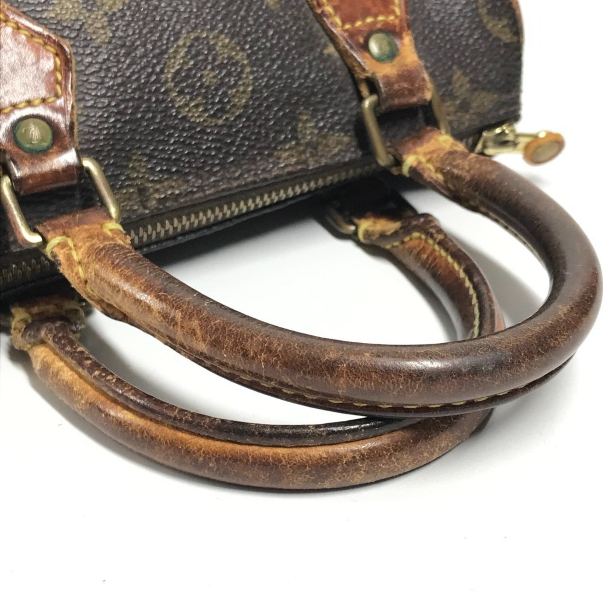 Louis Vuitton Brown Canvas Monogram Boston Bag Handbag (Pre-Owned)