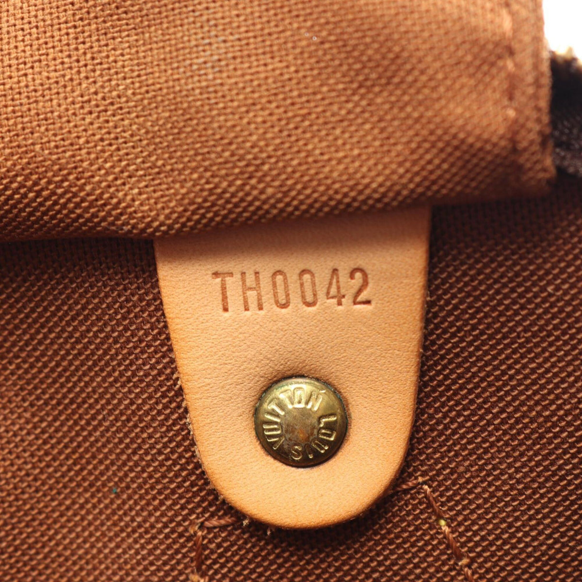 Louis Vuitton Brown Monogram Leather Handbag (Pre-Owned)
