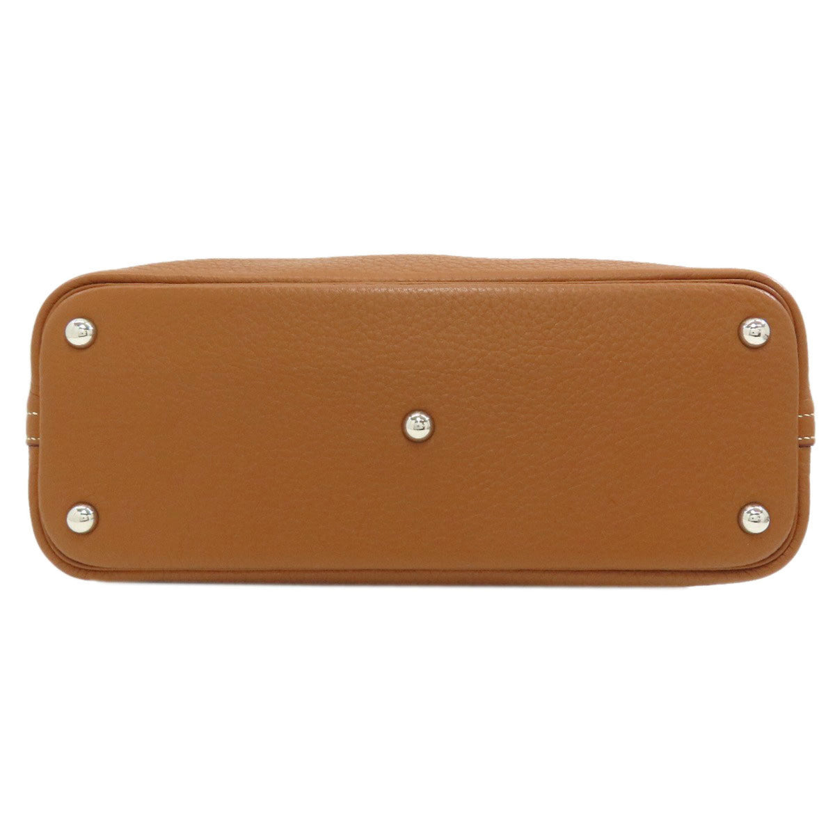 Hermes Gold Leather Handbag (Pre-Owned)