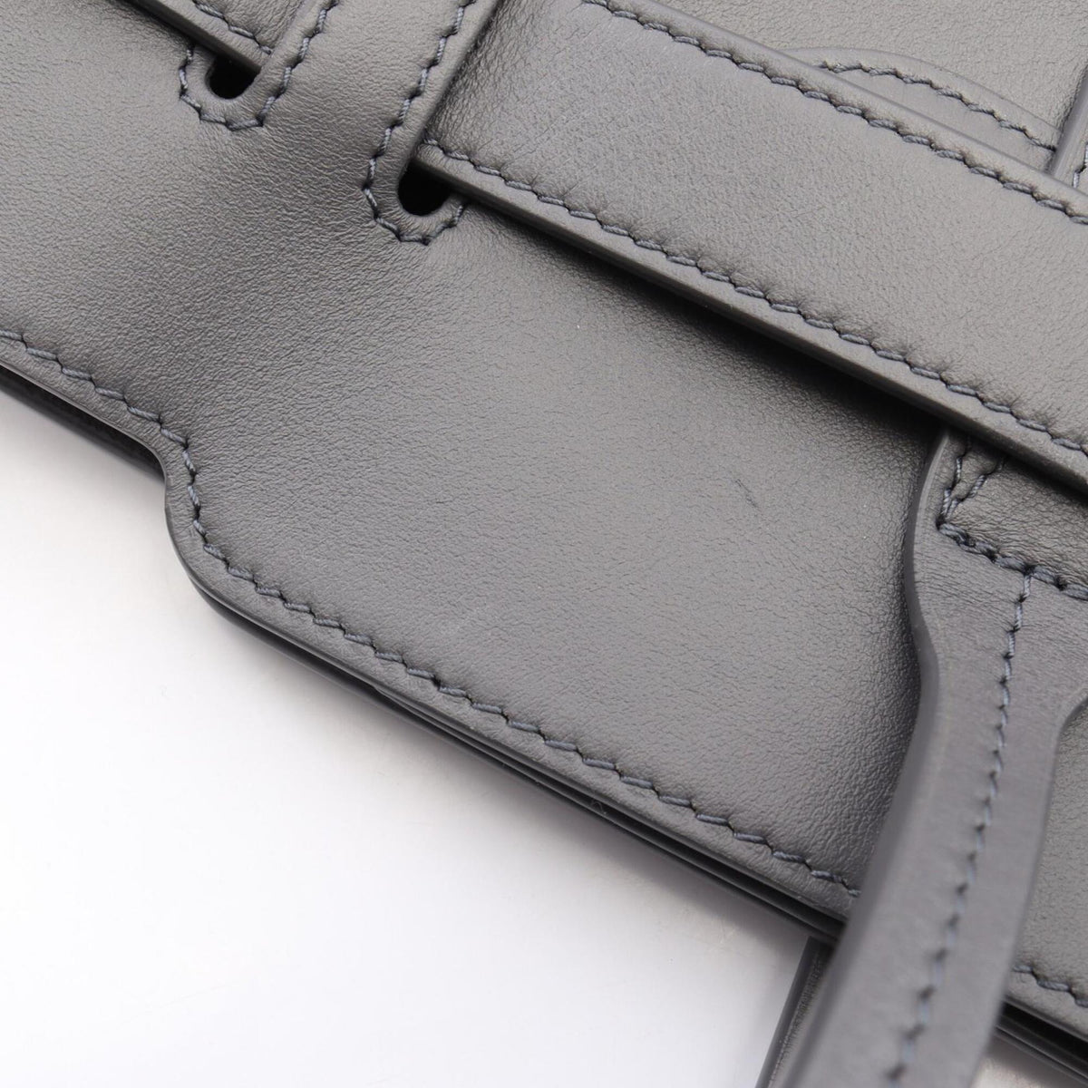 Balenciaga Gray Leather Handbag Tote Bag (Pre-Owned)
