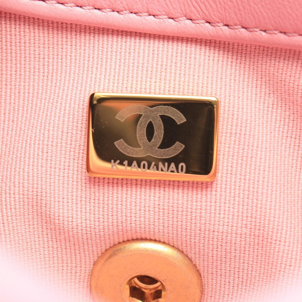 Chanel Pink Leather Handbag Shoulder Bag (Pre-Owned)