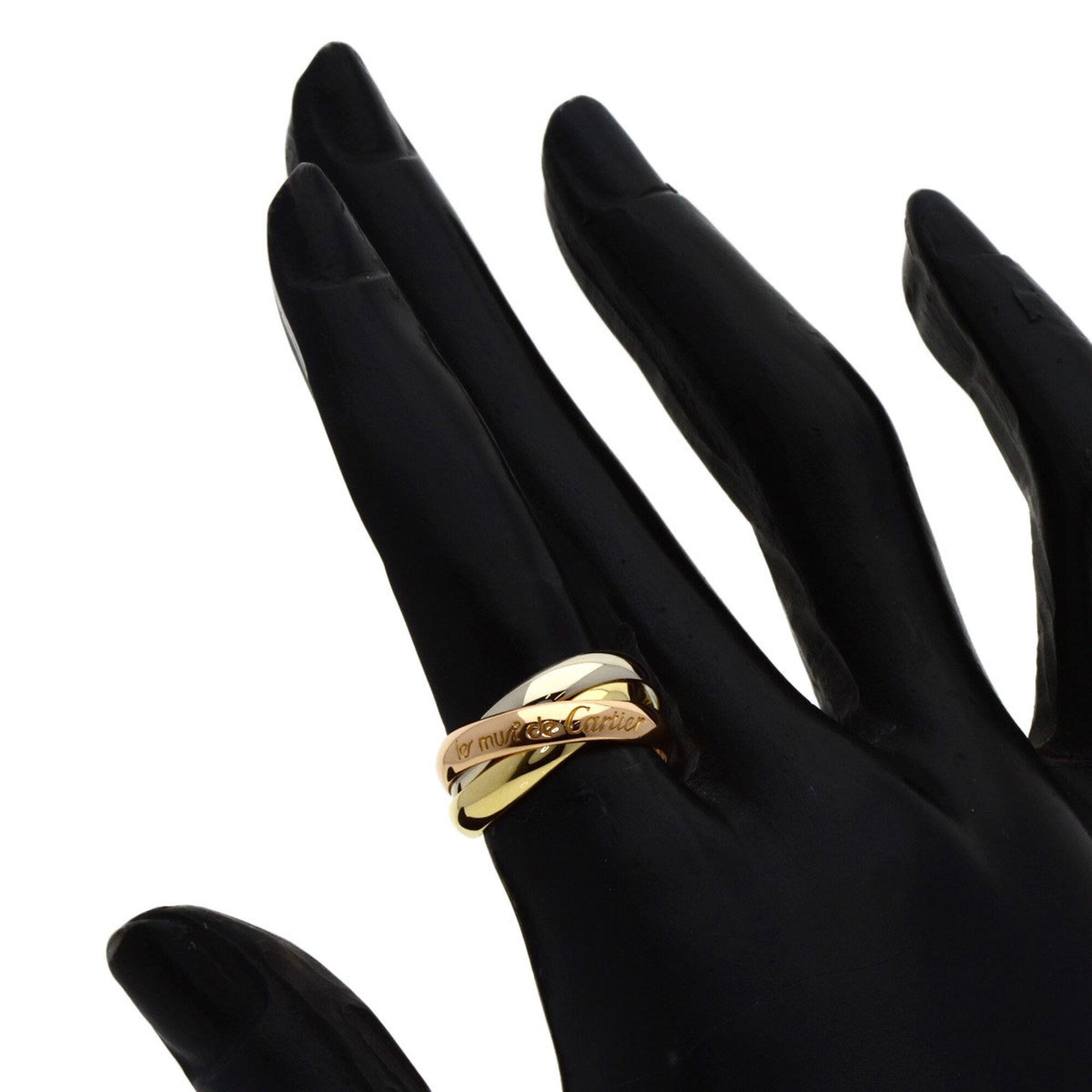 Cartier Trinity Yellow Gold (18K) Pink Gold (18K) White Gold (18K) Band Ring (Pre-Owned)