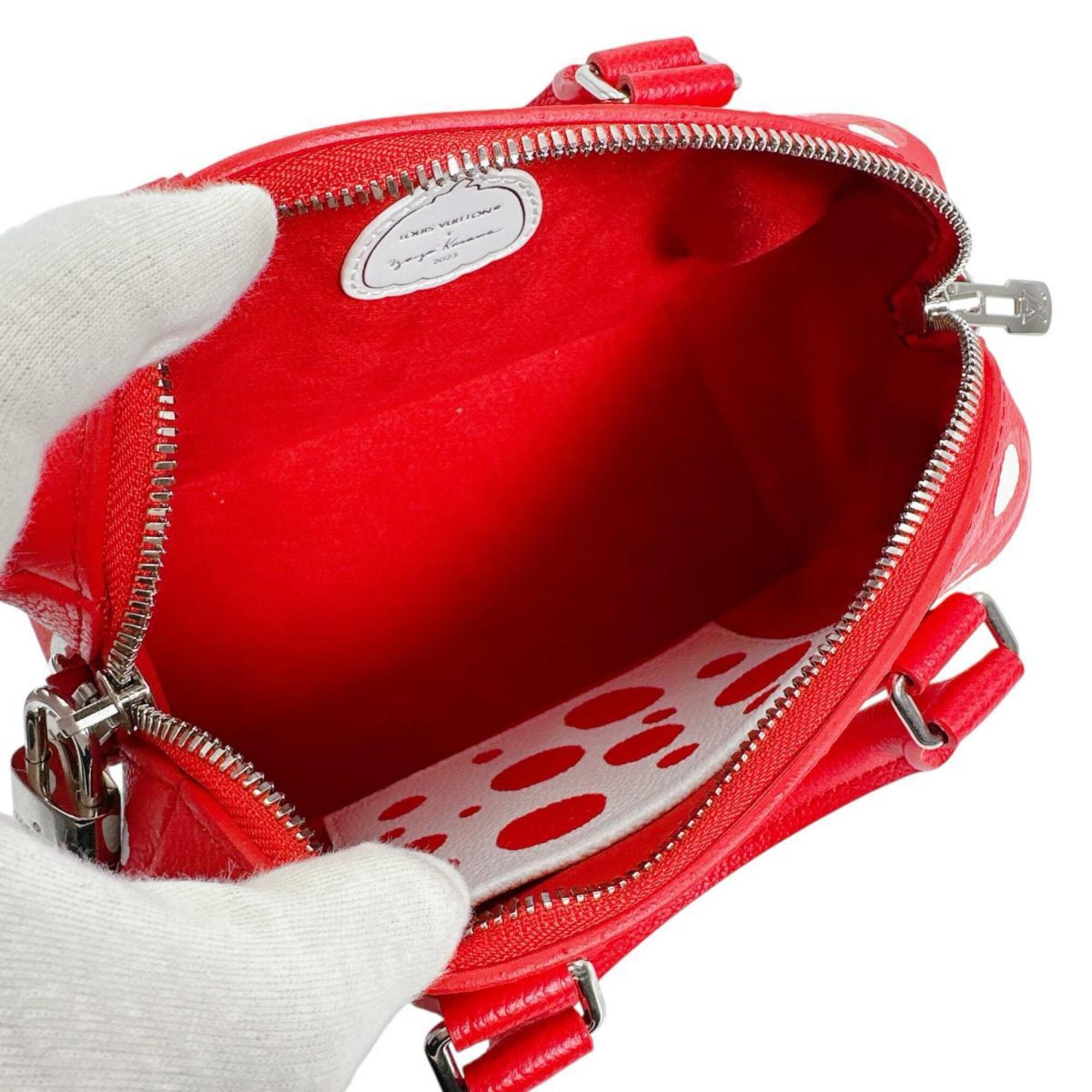 Louis Vuitton Red Color Monogram Empreinte Handbag (Pre-Owned)