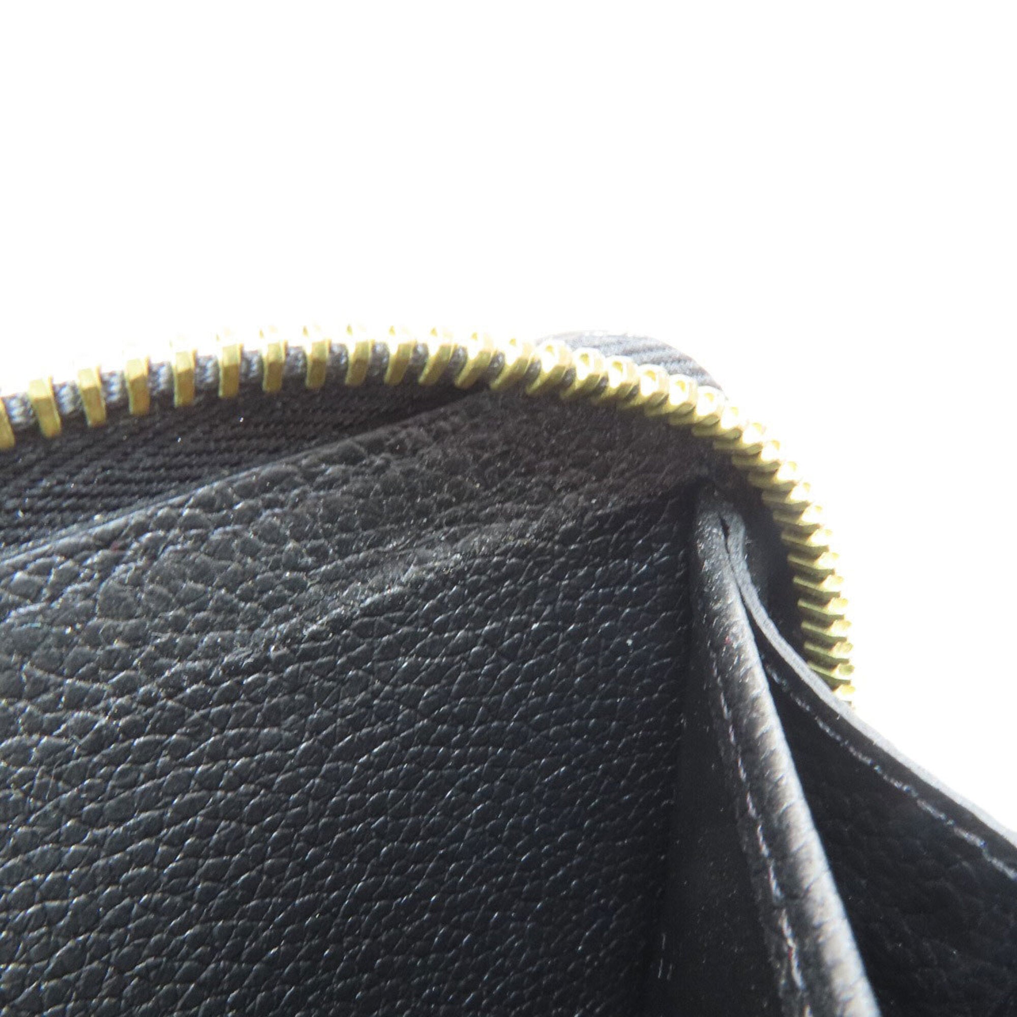 Louis Vuitton Empreinte Beige Black Monogram Empreinte Long Wallet (Bi-Fold) (Pre-Owned)