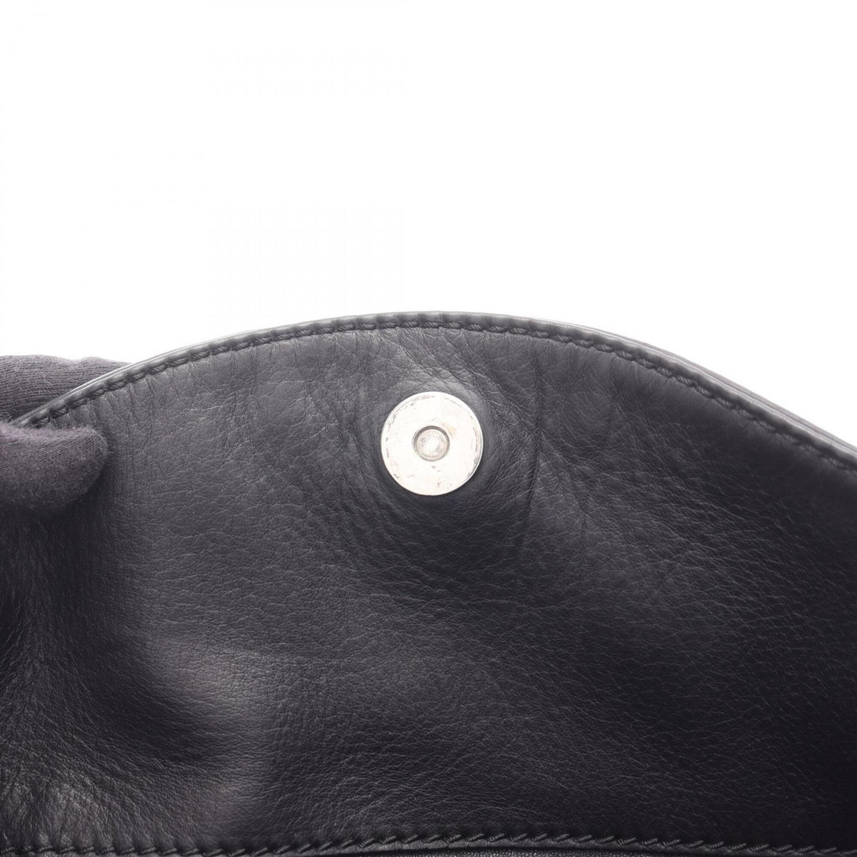 Christian Dior Black Leather Handbag Shoulder Bag (Pre-Owned)