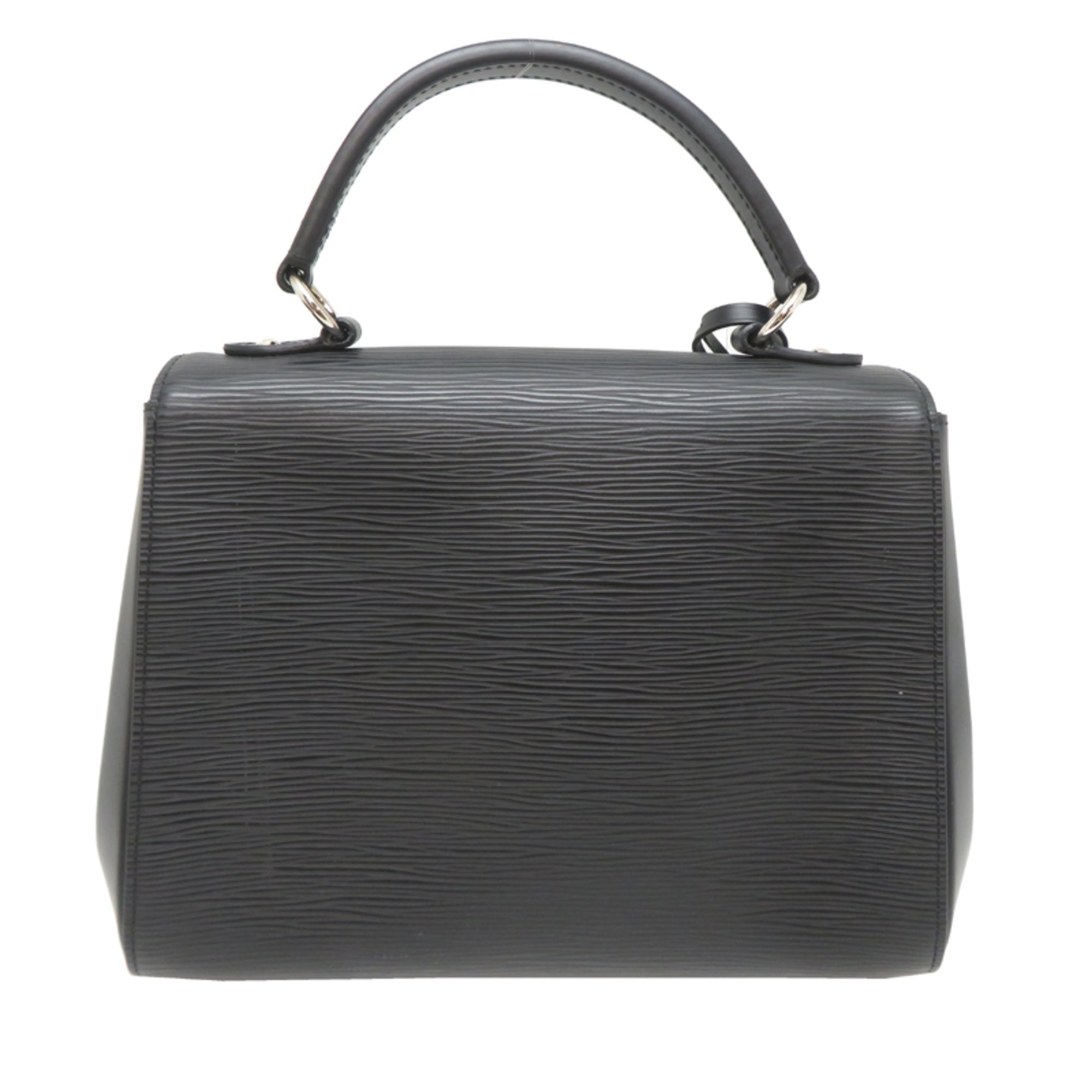 Louis Vuitton Black Noir Epi Leather Handbag (Pre-Owned)