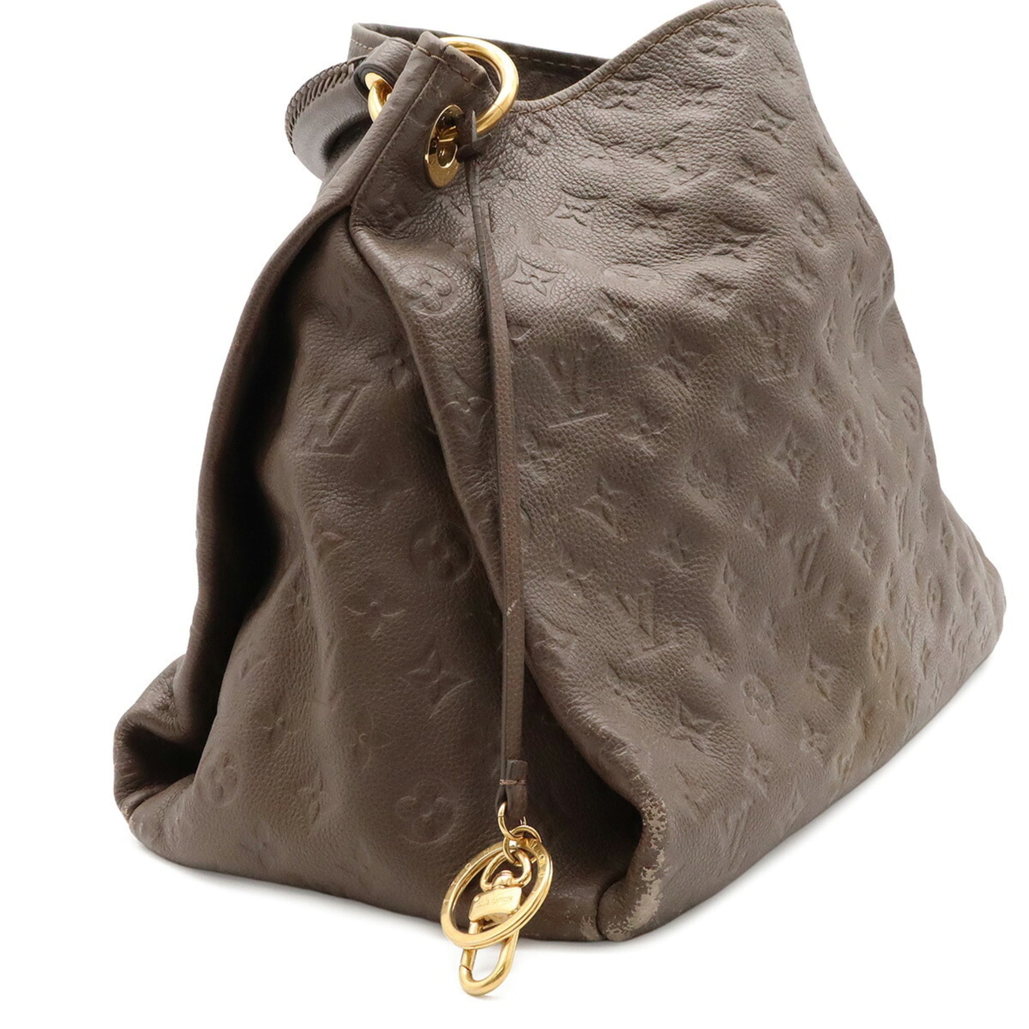 Louis Vuitton Brown Monogram Empreinte Shoulder Bag Tote Bag (Pre-Owned)