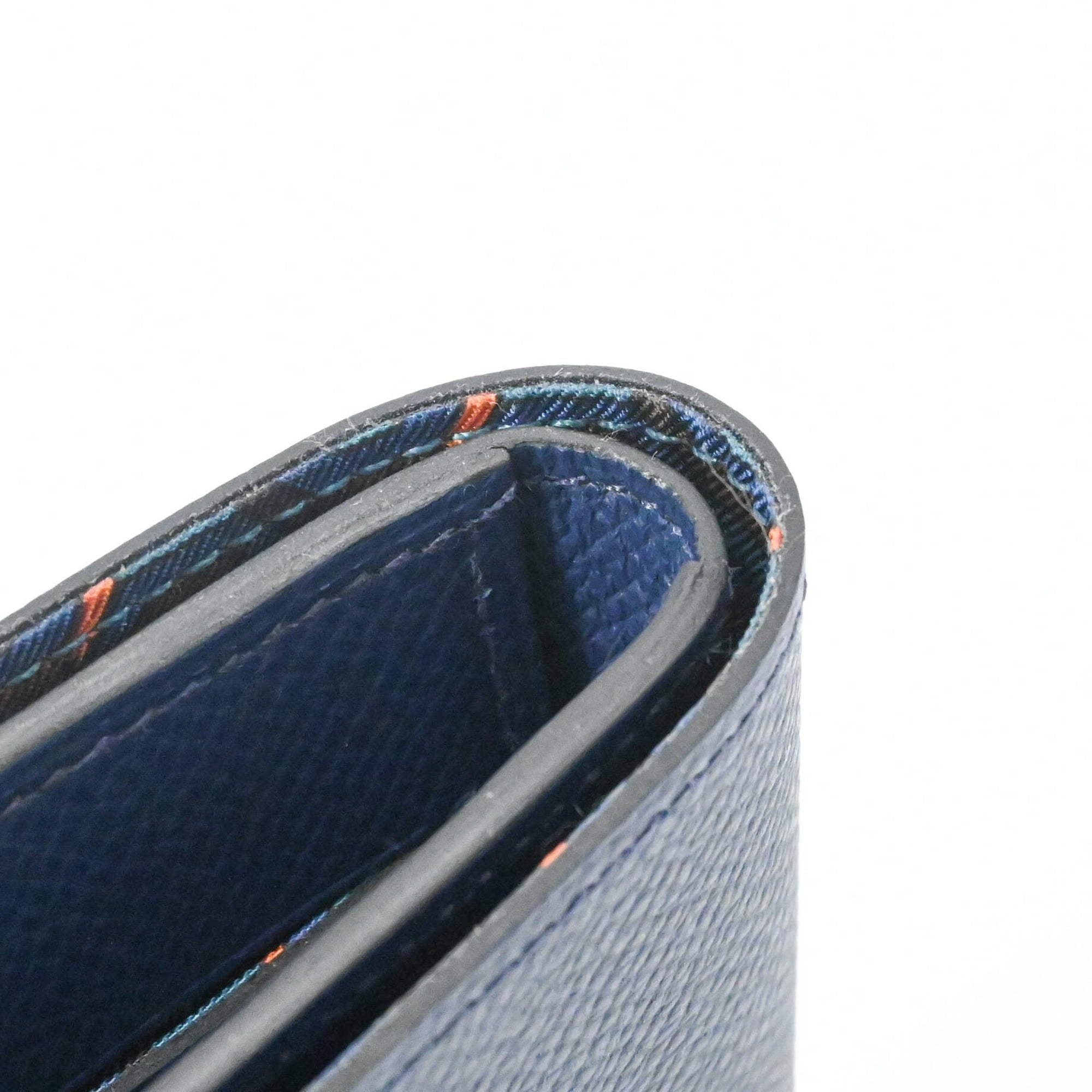 Hermes Navy Epsom Leather Wallet (Bi-Fold) (Pre-Owned)