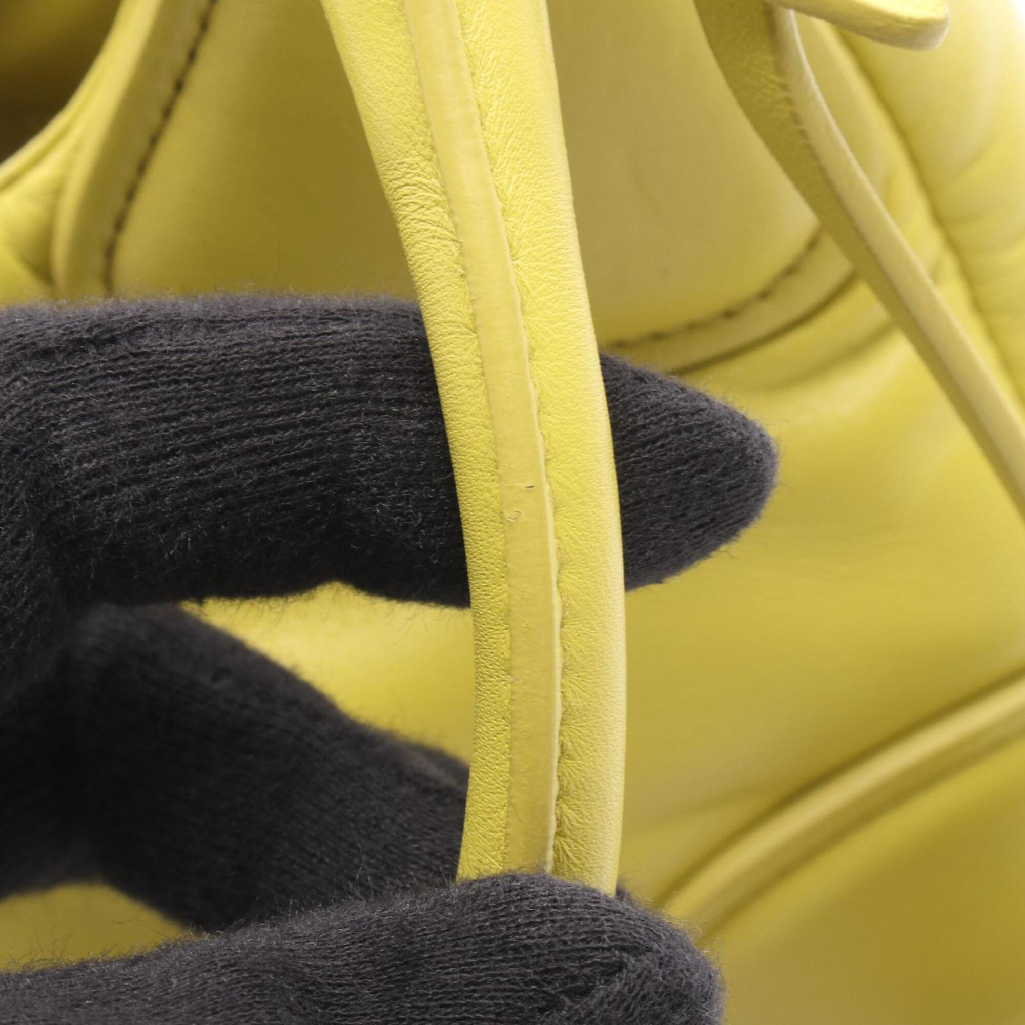 Prada Yellow Leather Handbag (Pre-Owned)