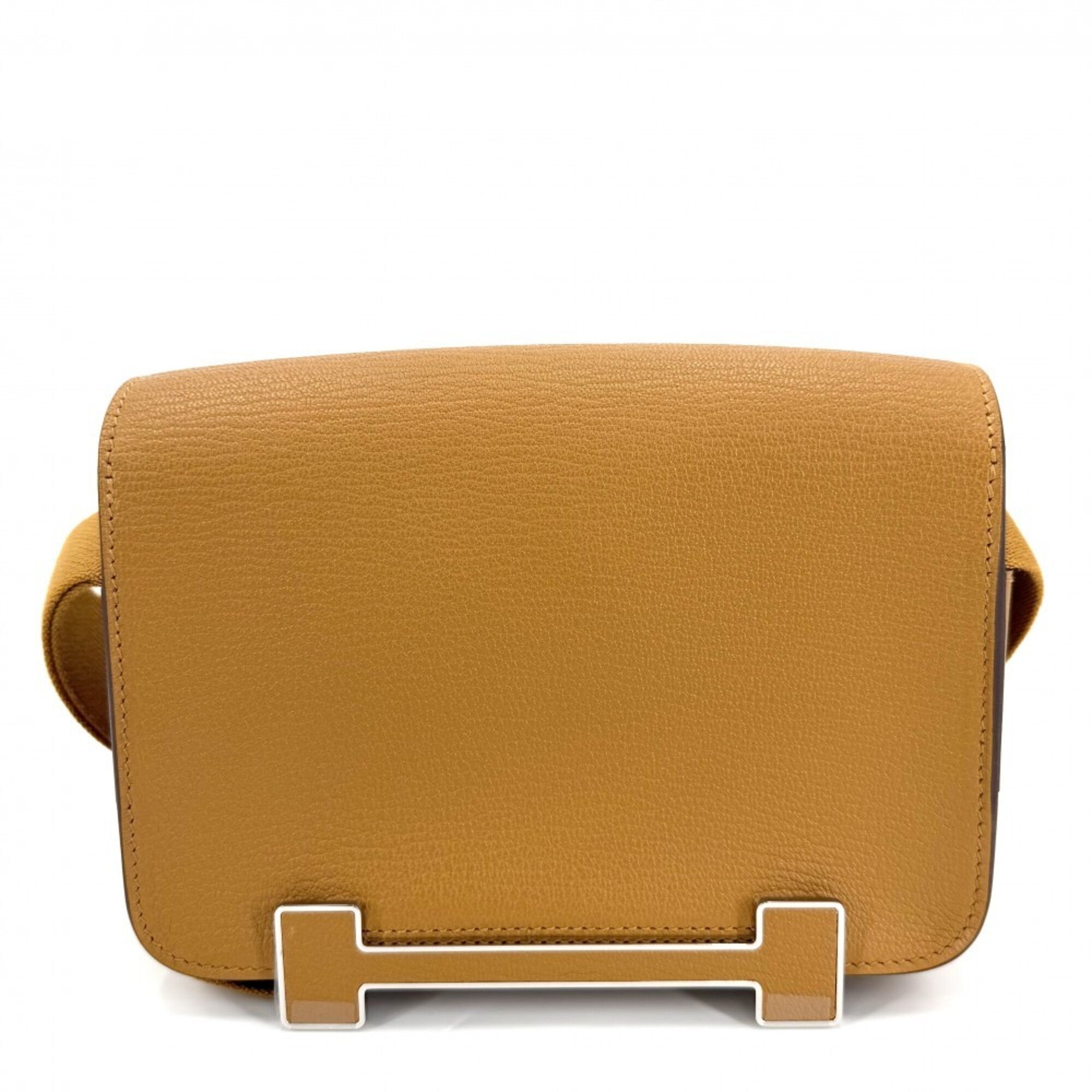 Hermes Brown Leather Shoulder Bag (Pre-Owned)