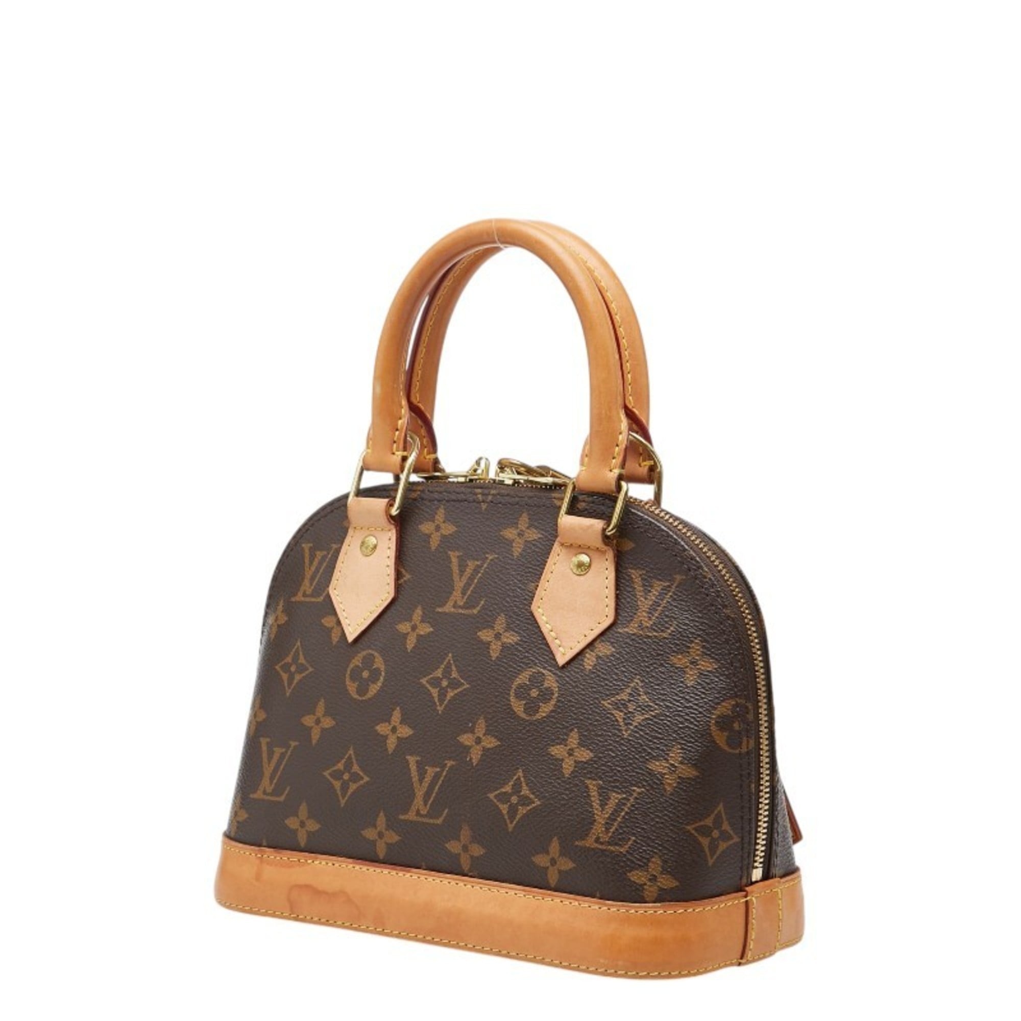 Louis Vuitton Monogram Brown Pvc Leather Handbag Shoulder Bag (Pre-Owned)