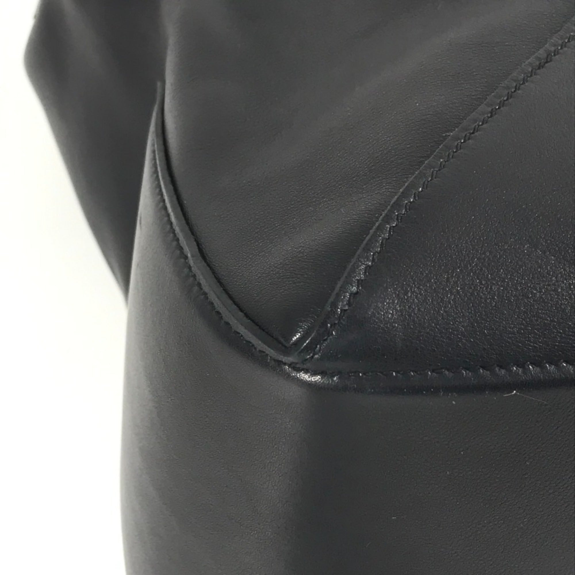 Hermes Black Swift Leather Boston Bag Handbag Shoulder Bag (Pre-Owned)