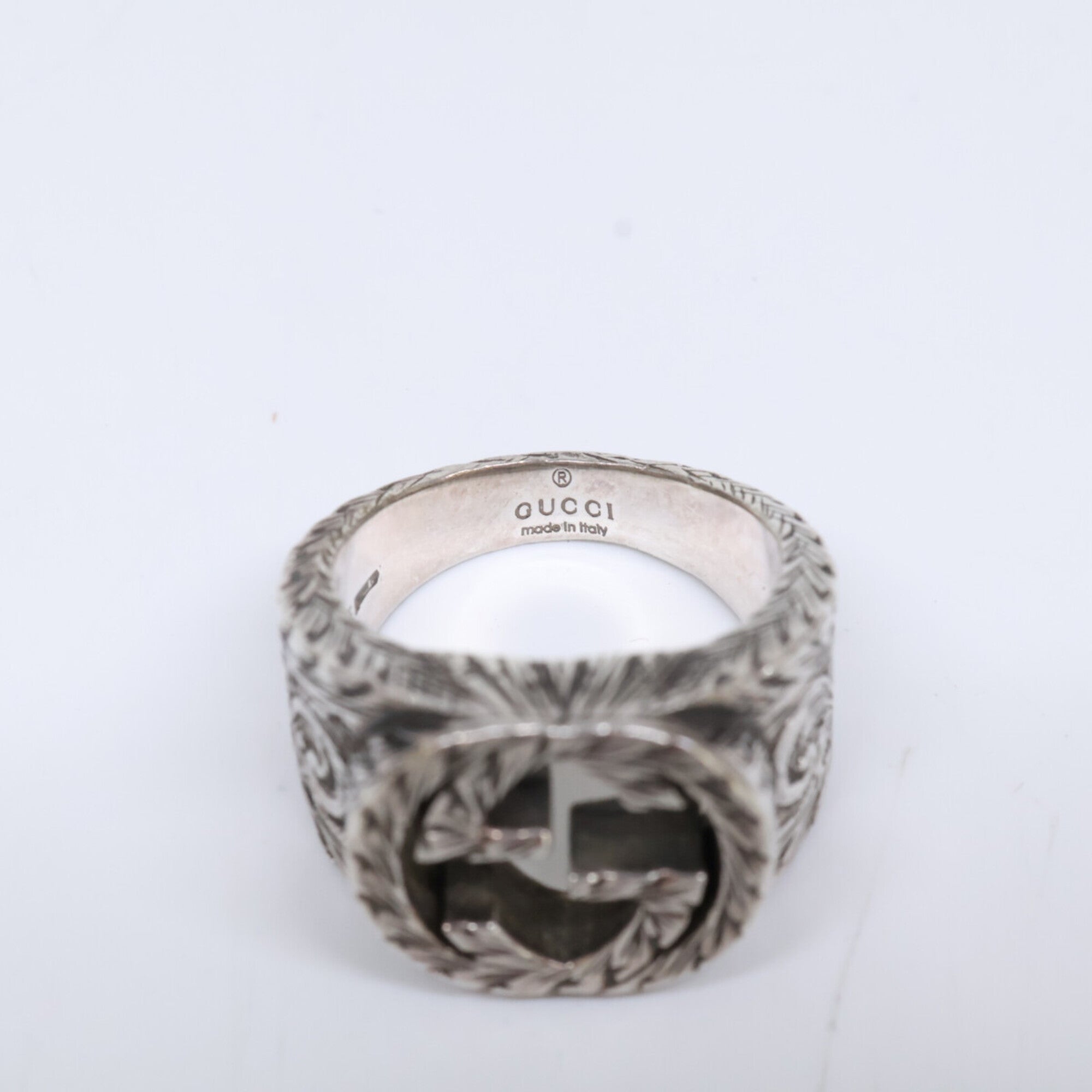 Gucci Silver Silver 925 Band Ring (Pre-Owned)