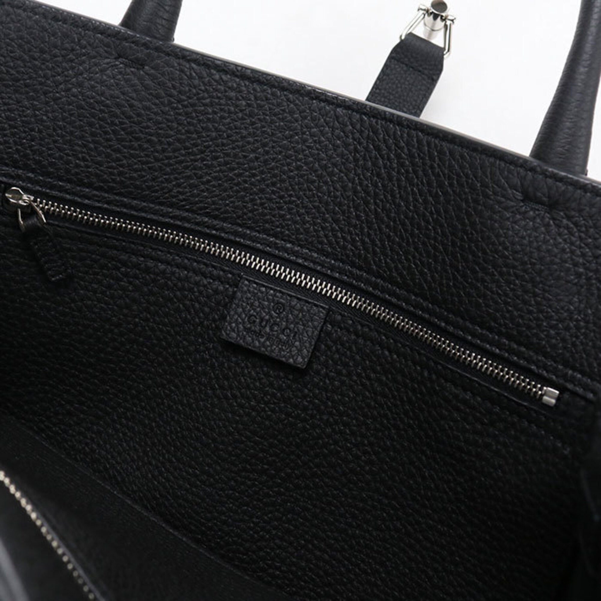 Gucci Black Leather Handbag (Pre-Owned)