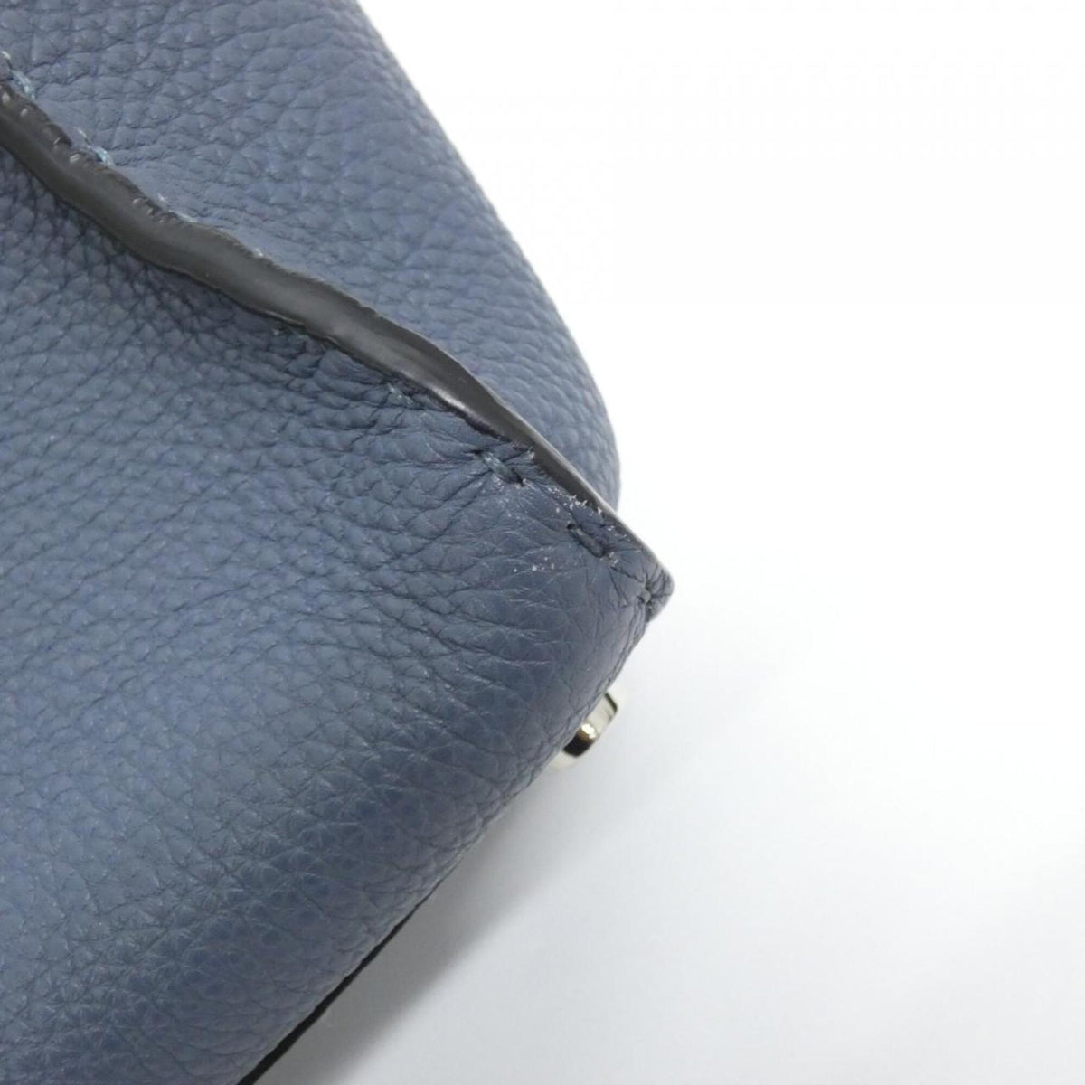 Fendi Blue Light Blue Leather Handbag (Pre-Owned)