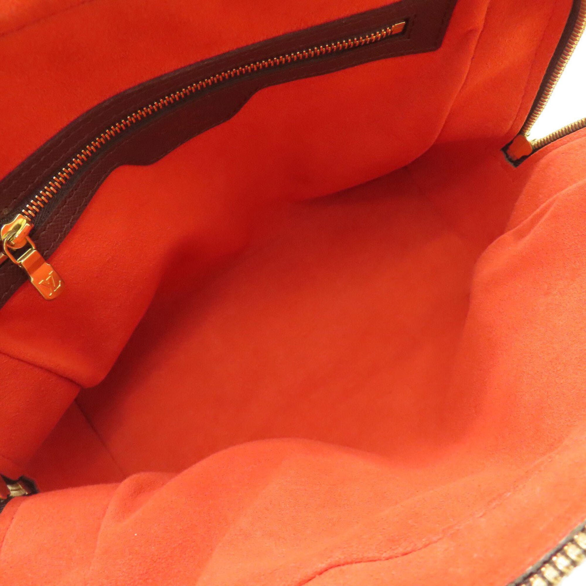 Louis Vuitton Damier Canvas Ebene Damier Canvas Handbag (Pre-Owned)
