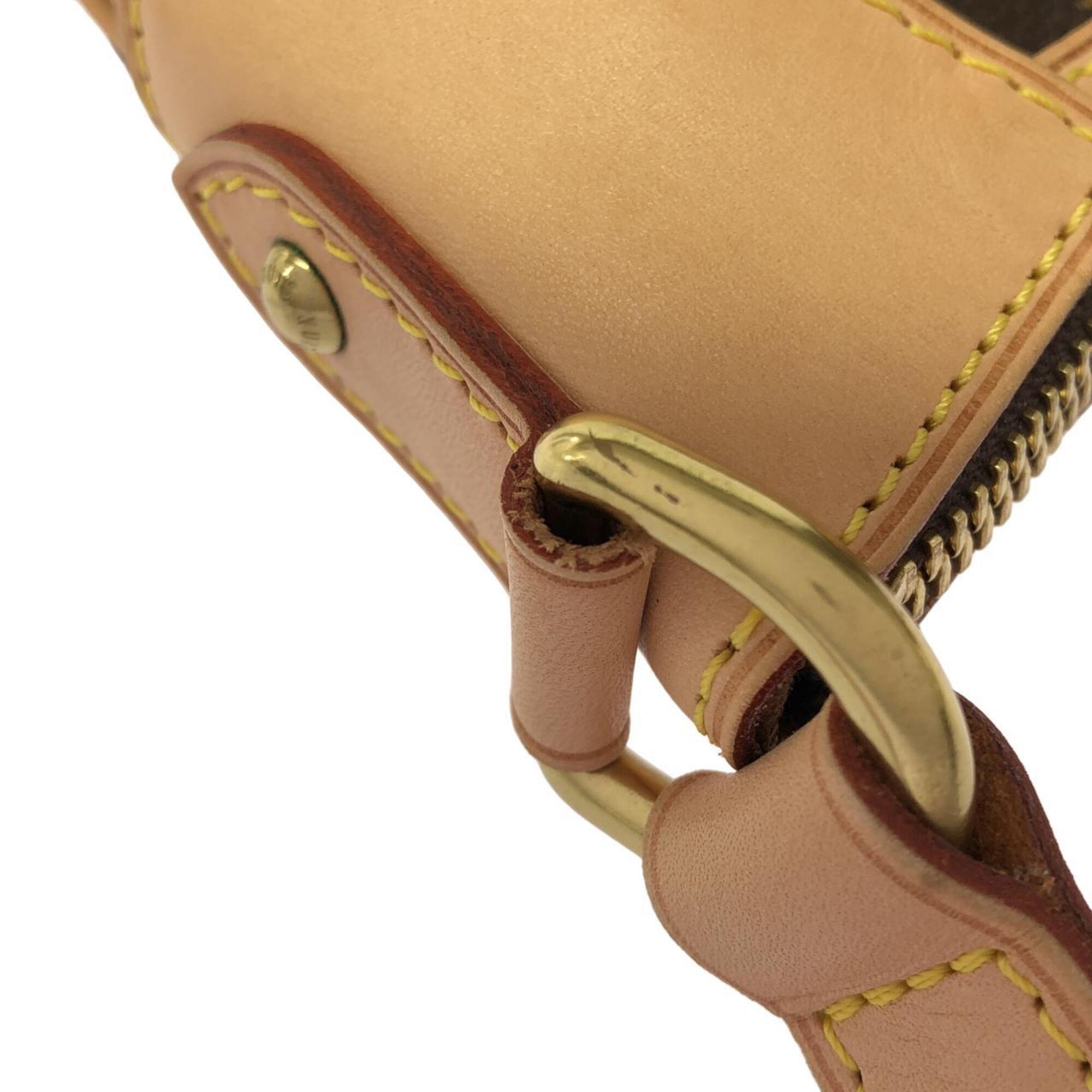 Louis Vuitton Marron Coated Canvas Shoulder Bag (Pre-Owned)