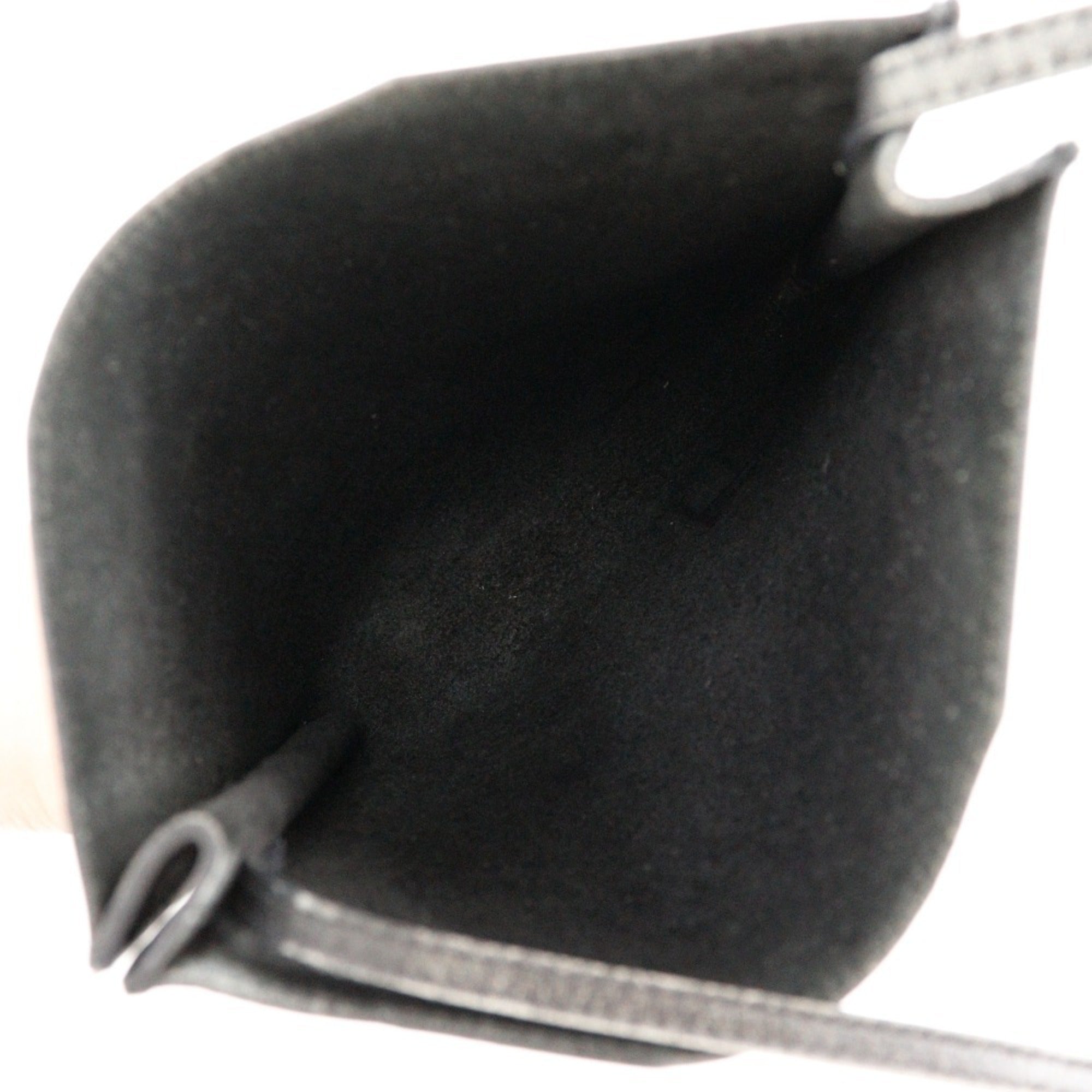Hermes Black Leather Pochette Shoulder Bag (Pre-Owned)