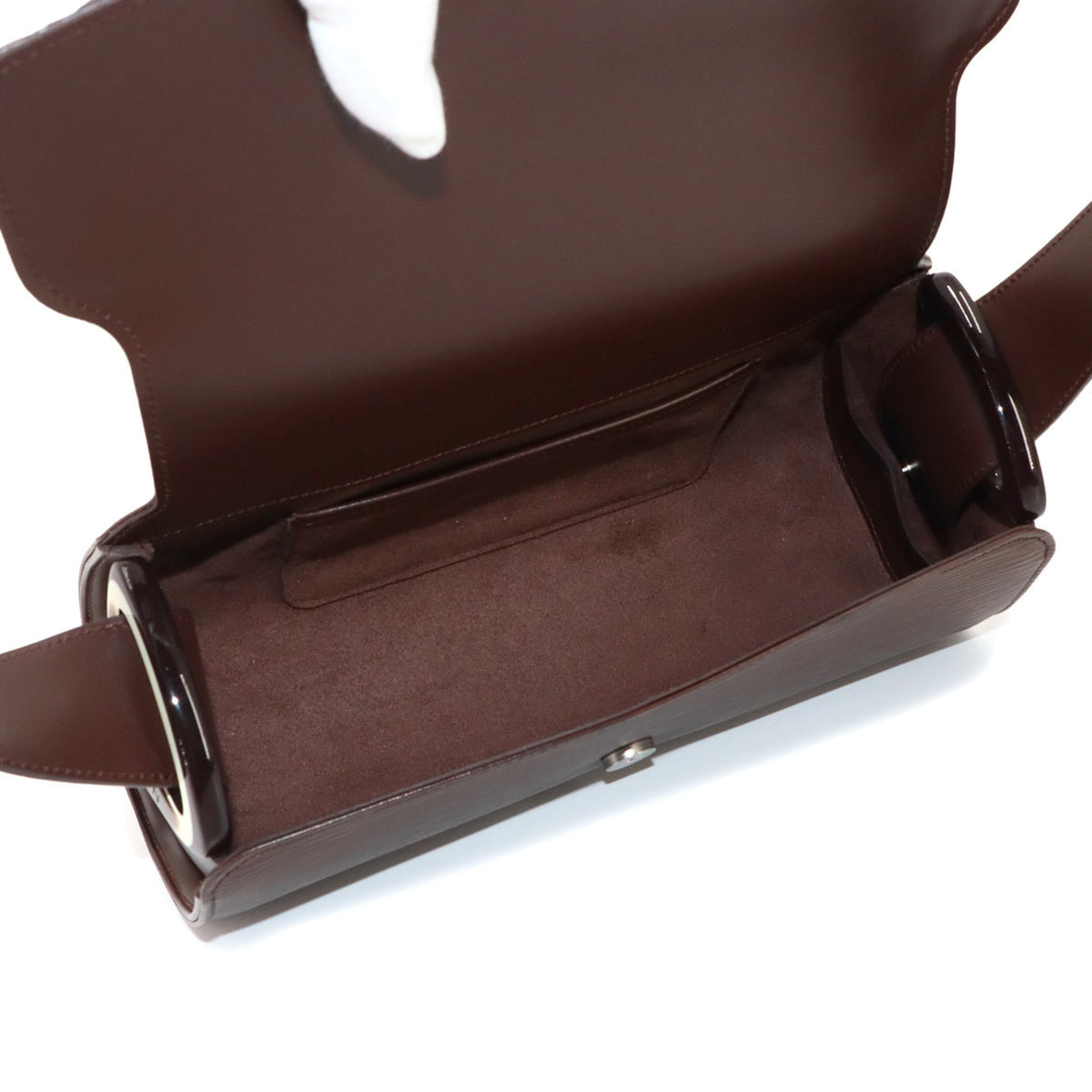 Louis Vuitton Brown Moka Epi Leather Handbag Shoulder Bag (Pre-Owned)