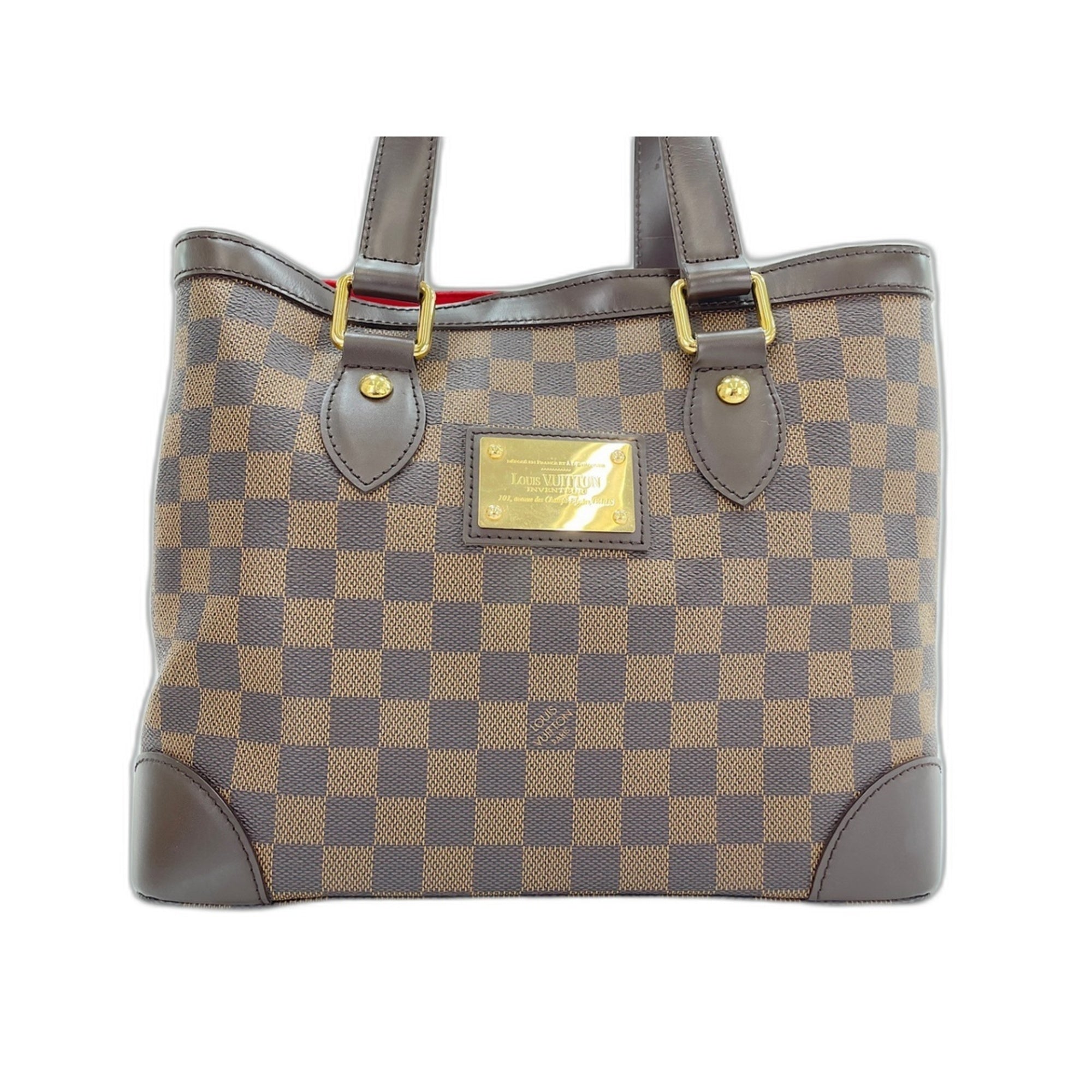 Louis Vuitton Brown Damier Canvas Handbag (Pre-Owned)