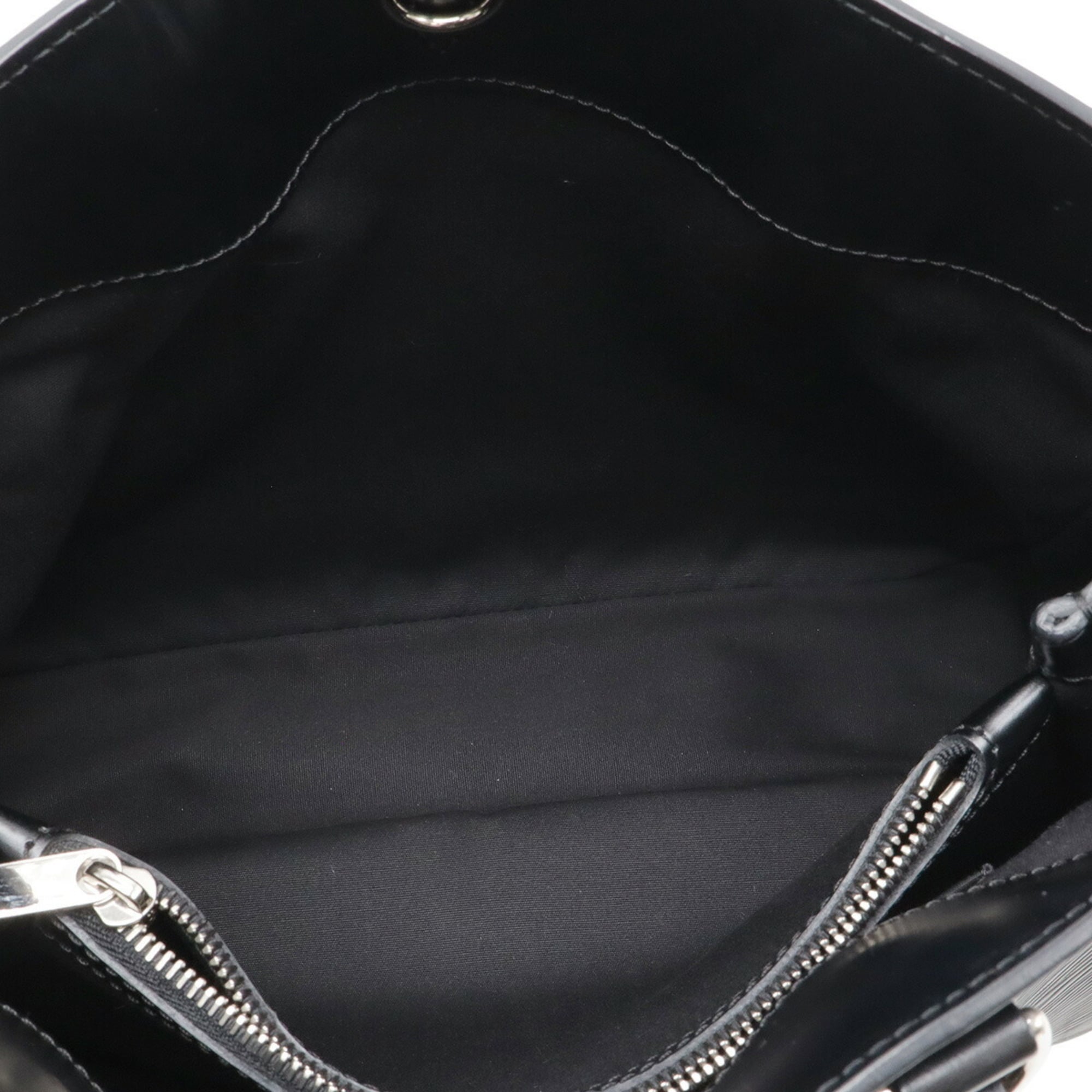 Louis Vuitton Black Noir Epi Leather Handbag Shoulder Bag Tote Bag (Pre-Owned)