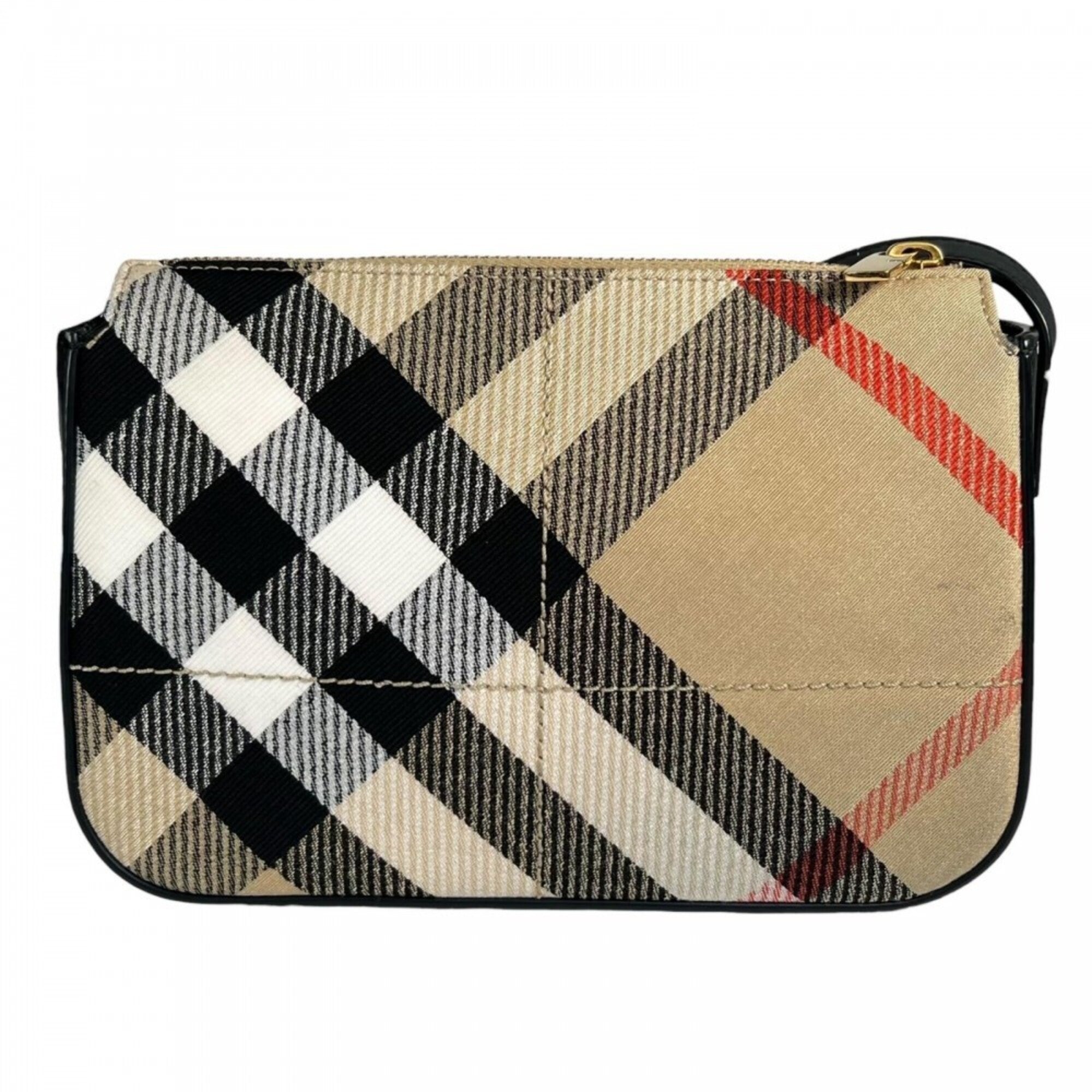 Burberry Brown Leather Shoulder Bag (Pre-Owned)