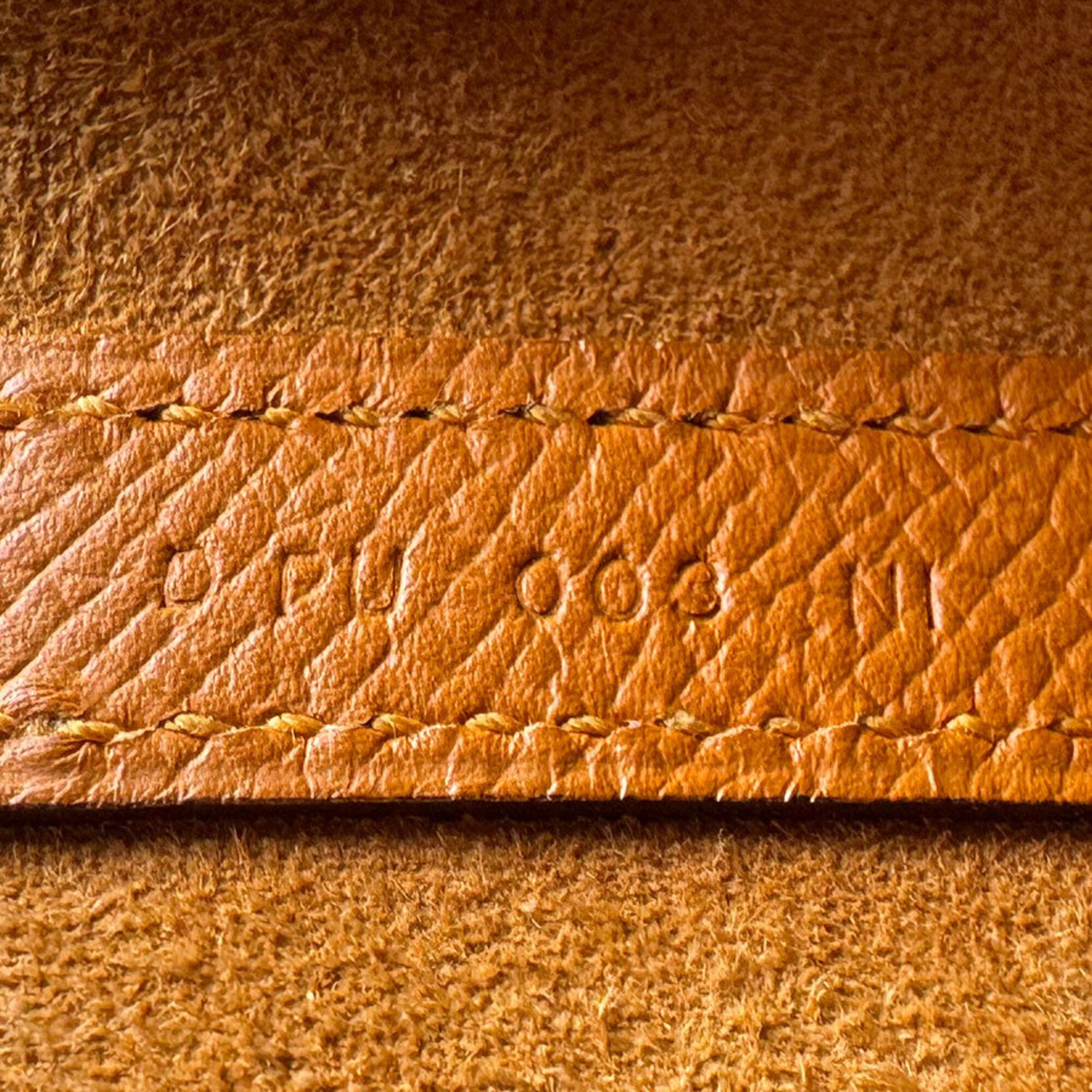 Hermes Brown Orange Rose Azalee Epsom Leather Handbag (Pre-Owned)
