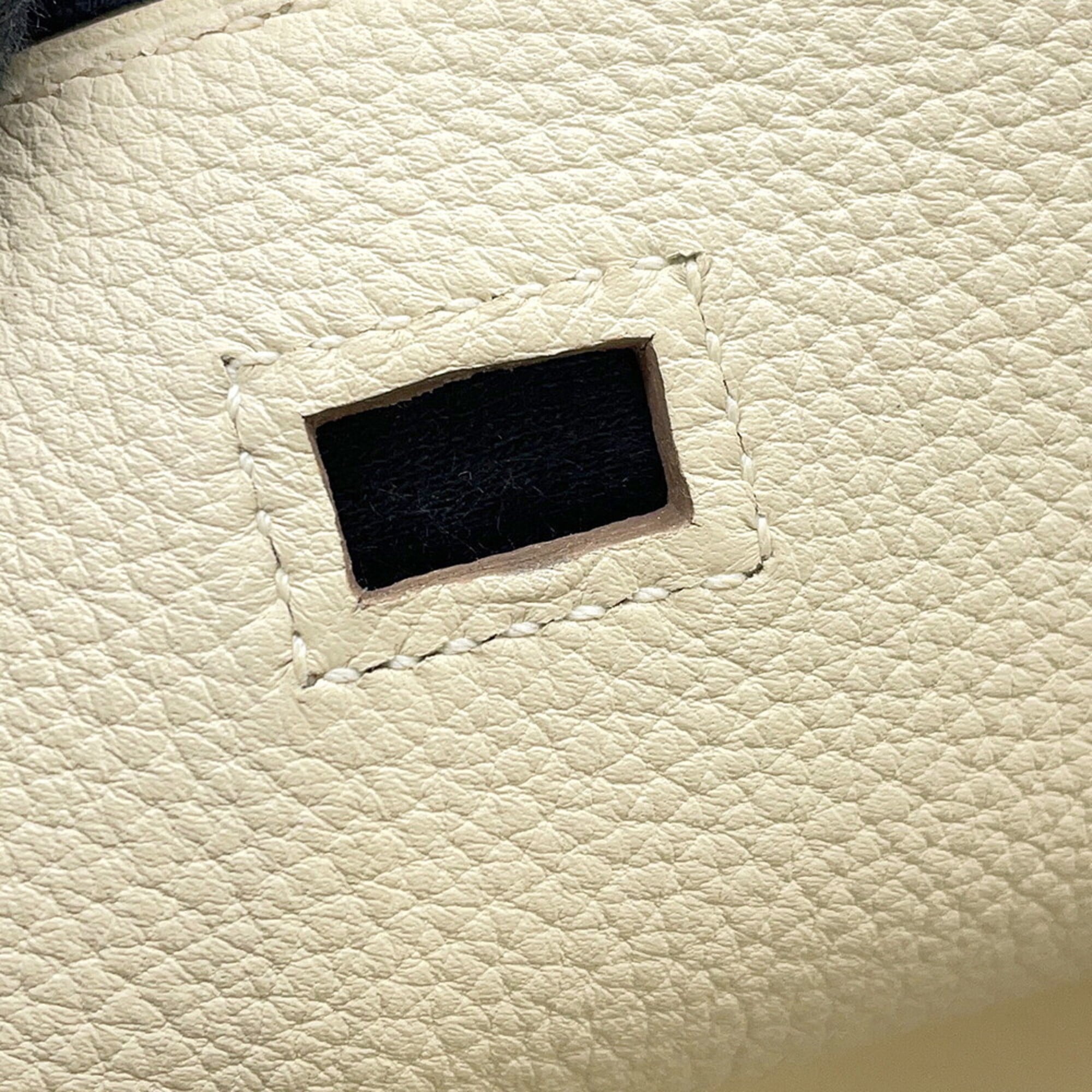 Hermes Birkin Silver Togo Leather Handbag (Pre-Owned)