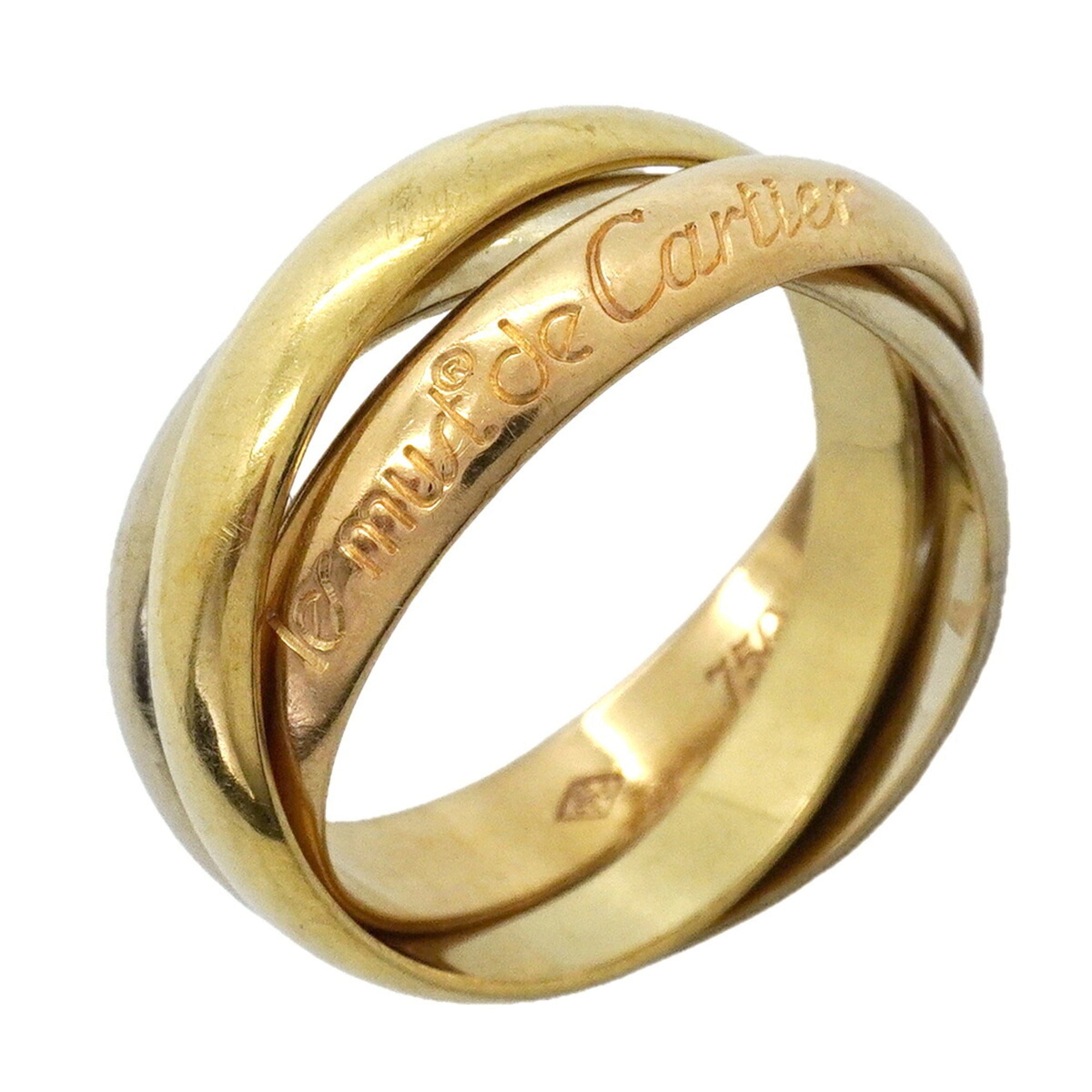 Cartier Yellow Gold (18K) Pink Gold (18K) White Gold (18K) Band Ring (Pre-Owned)