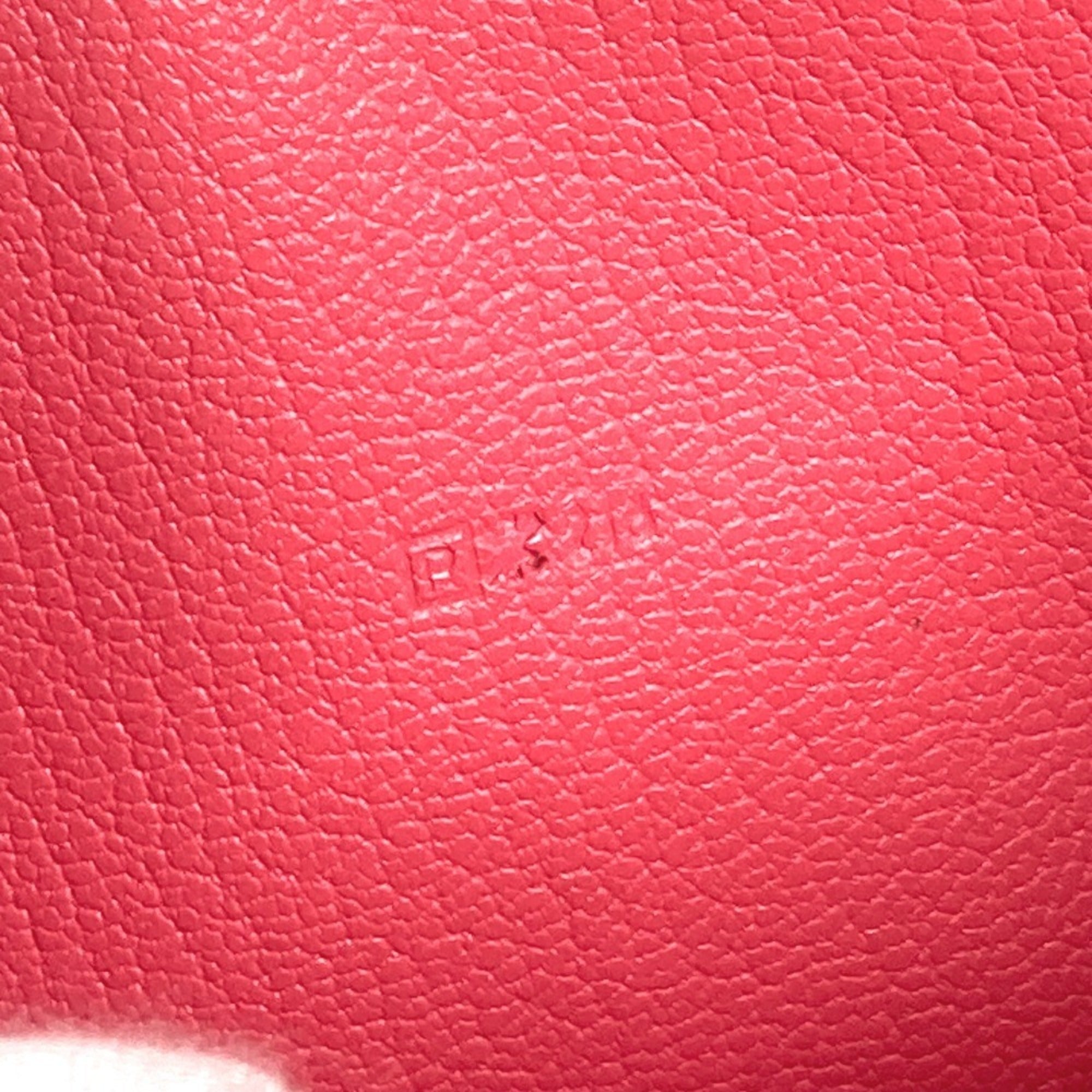 Hermes Pink Chevre Leather Long Wallet (Bi-Fold) (Pre-Owned)