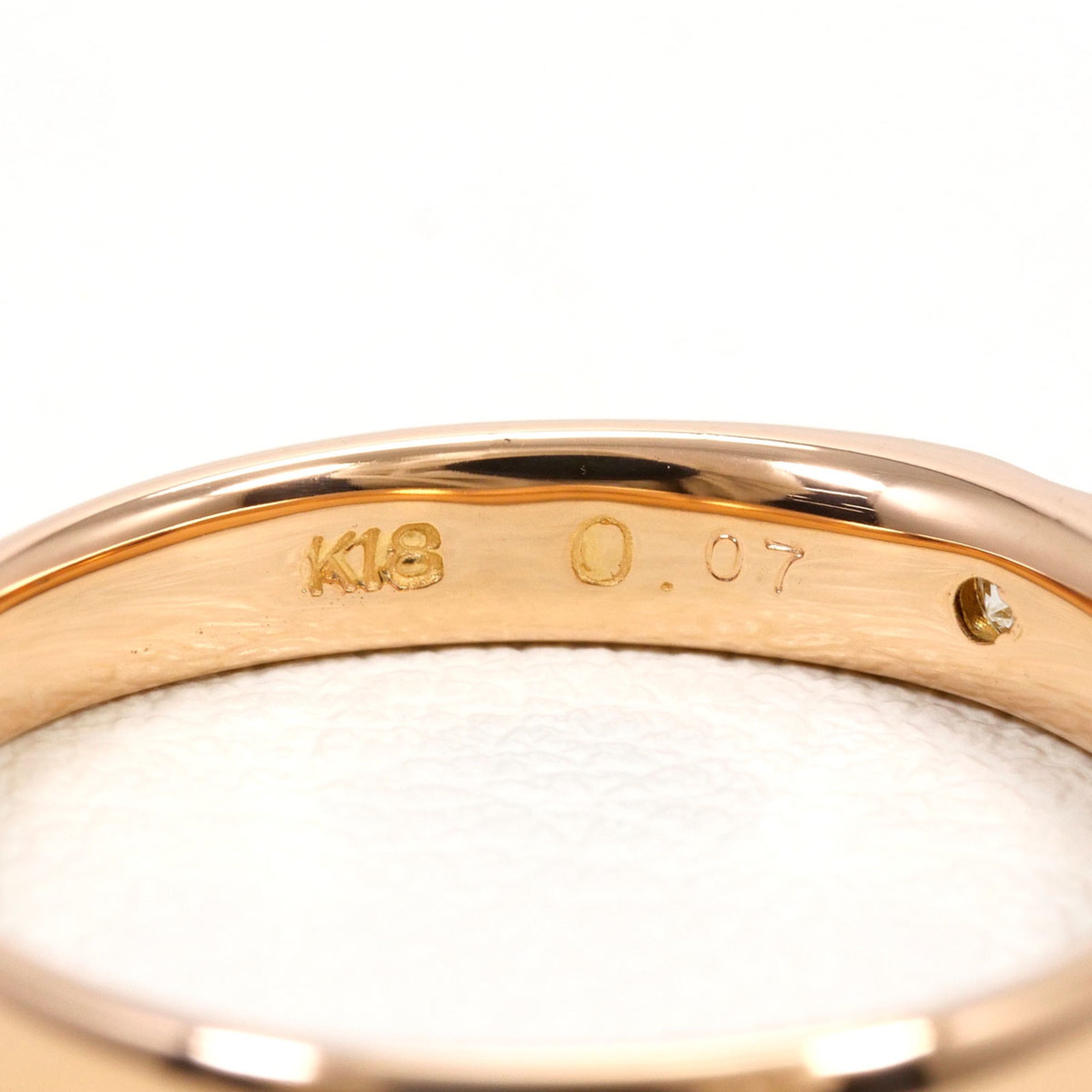 Unbranded Pink Gold Pink Gold (18K) Band Ring (Pre-Owned)